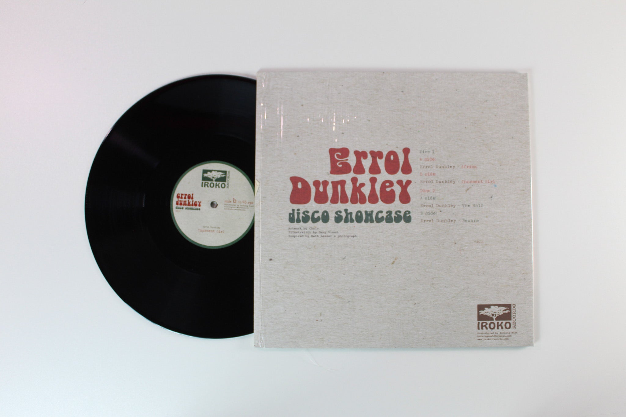 Errol Dunkley - Disco Showcase on Iroko 45 RPM Reissue