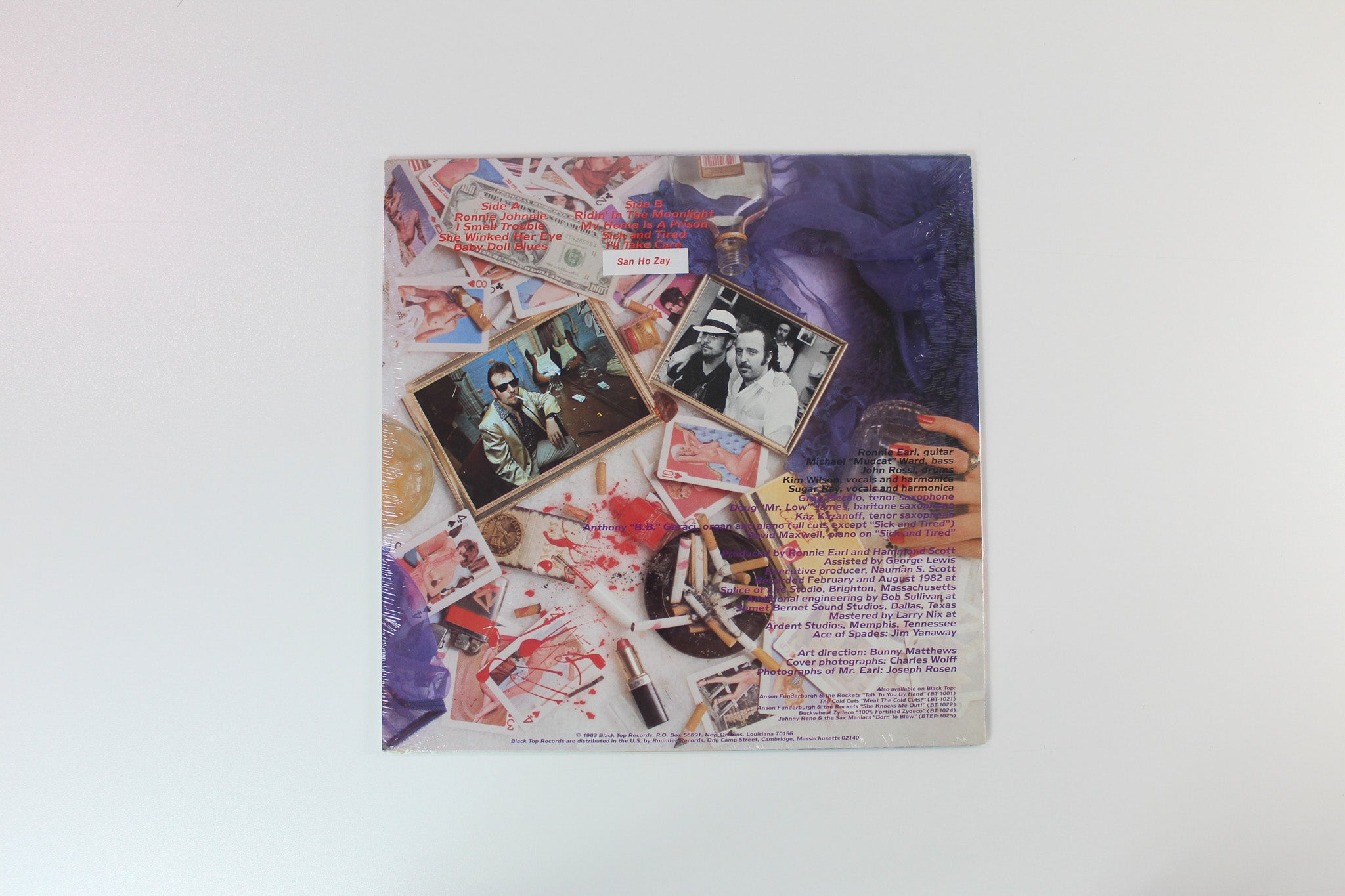 Ronnie Earl And The Broadcasters - Smoking on Black Top Records Sealed