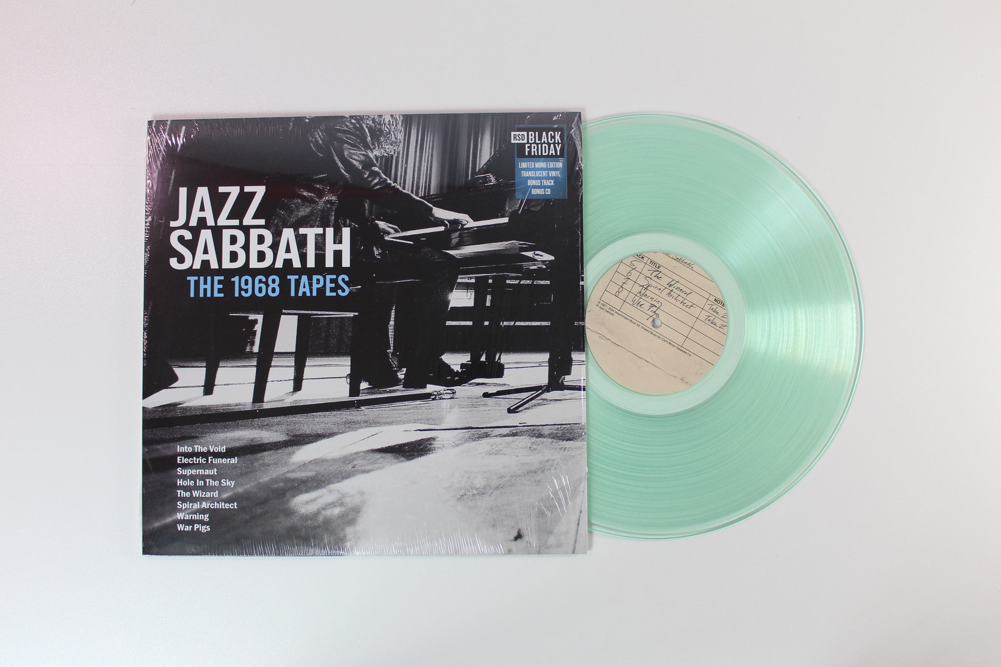 Jazz Sabbath - The 1968 Tapes on Blacklake RSD BF 2024 Ltd Mono Coke Bottle Clear