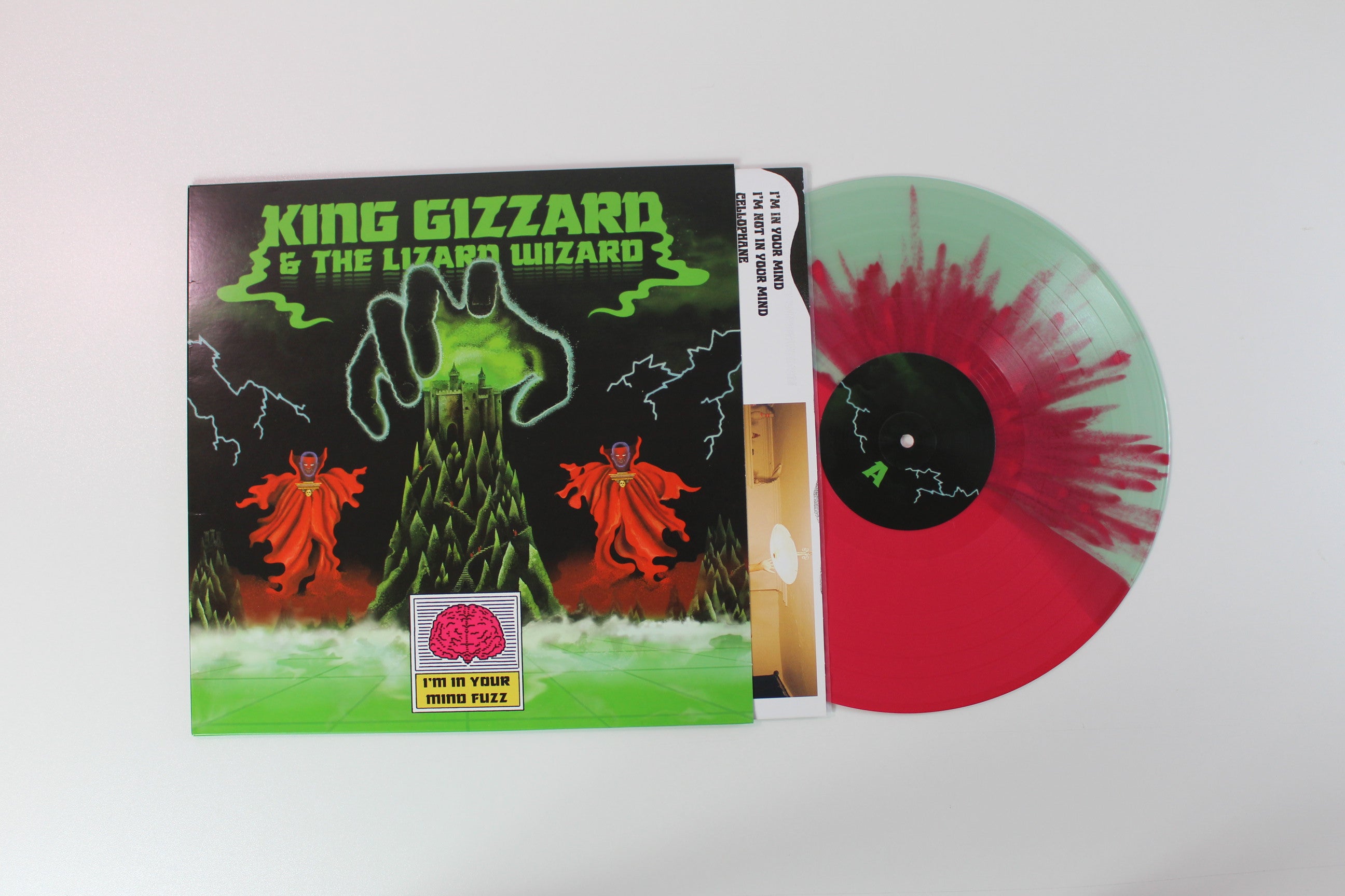 King Gizzard And The Lizard Wizard - I'm In Your Mind Fuzz on Castle Face Ltd Magenta / Coke Bottle Clear With Magenta Split Reissue