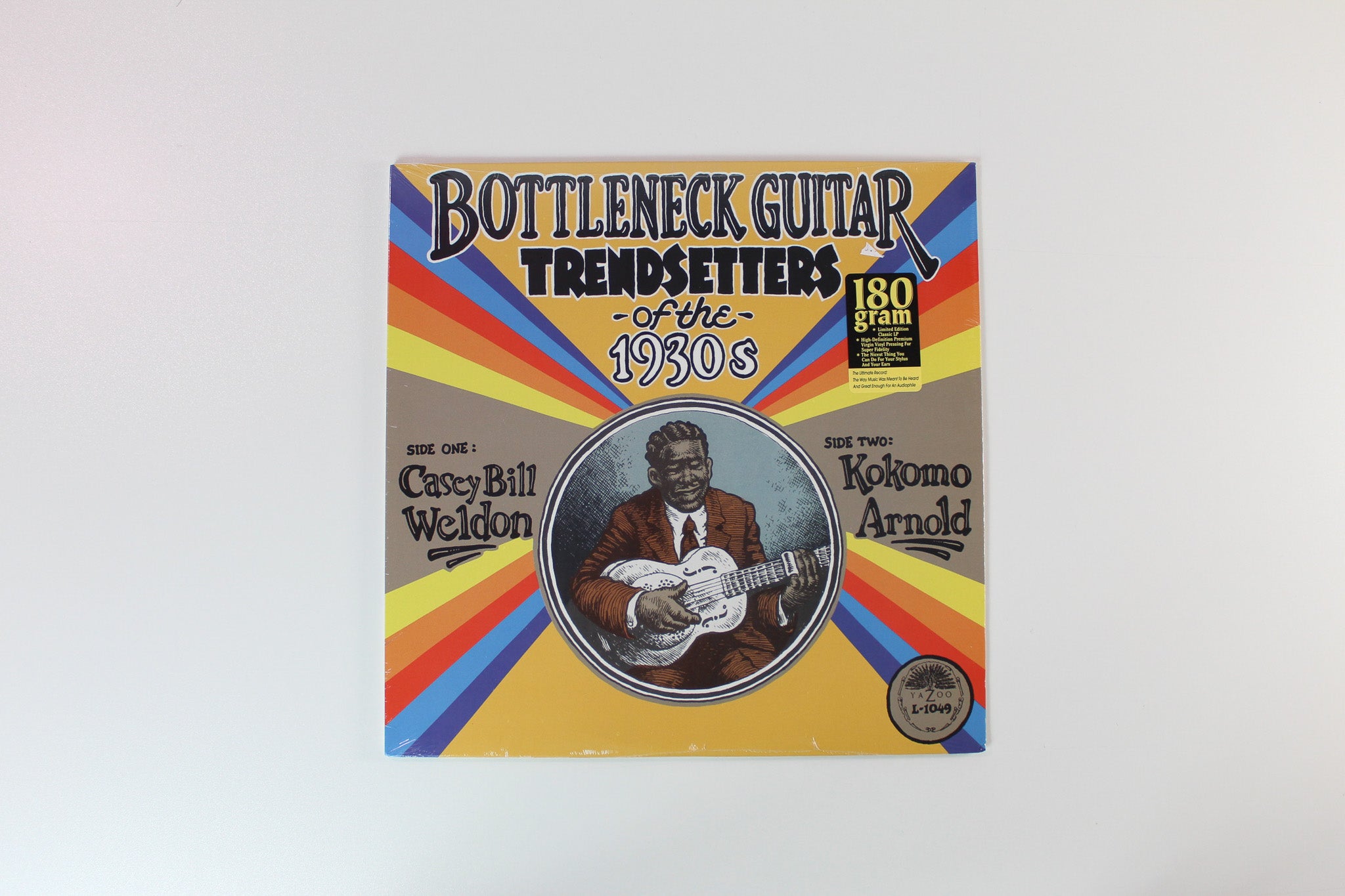 Casey Bill Weldon - Bottleneck Guitar Trendsetters Of The 1930's on Yazoo 180 Gram Reissue Sealed