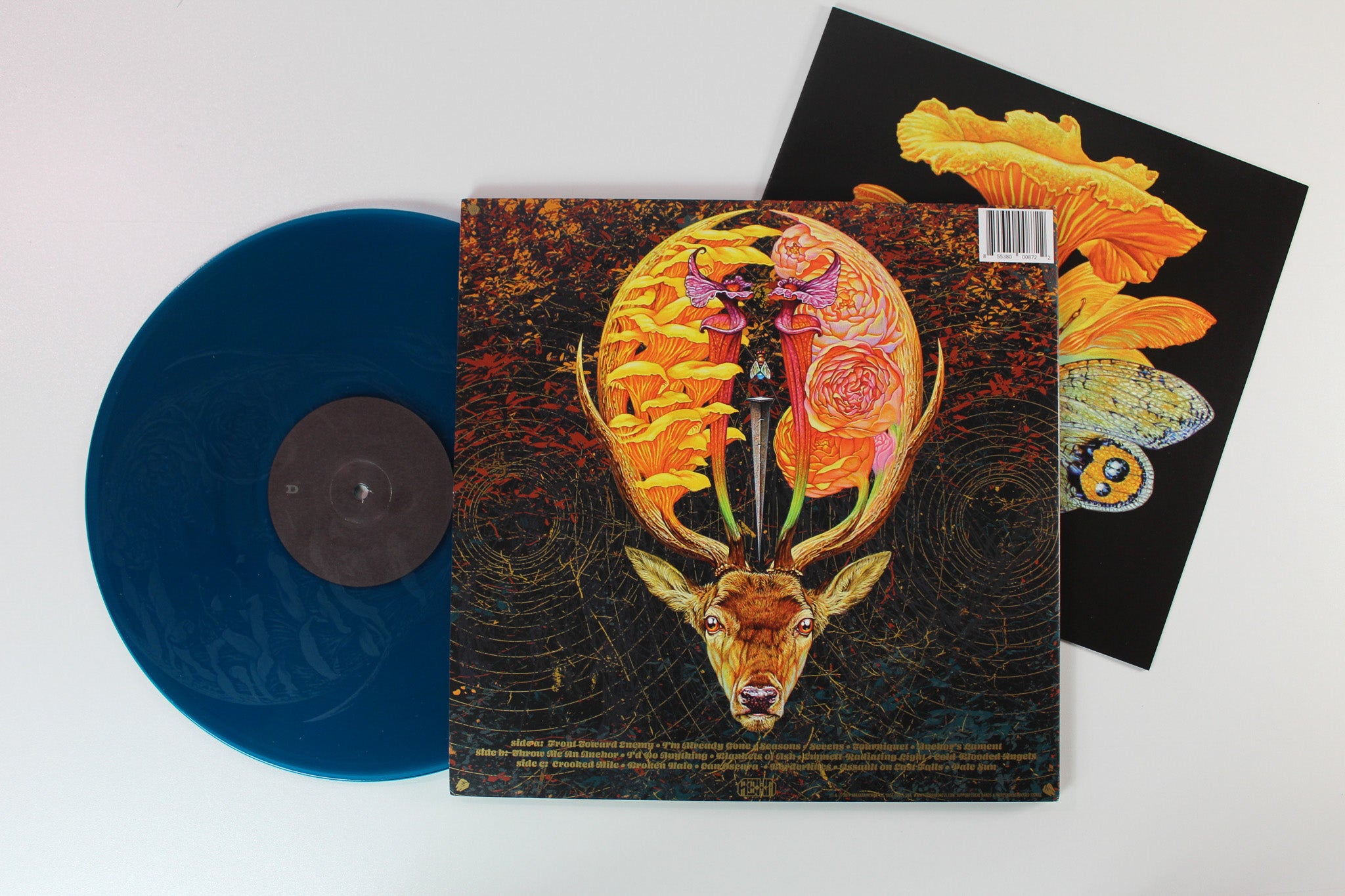 Baroness - Gold & Grey on Abraxan Hymns Ltd Red / Blue Transparent