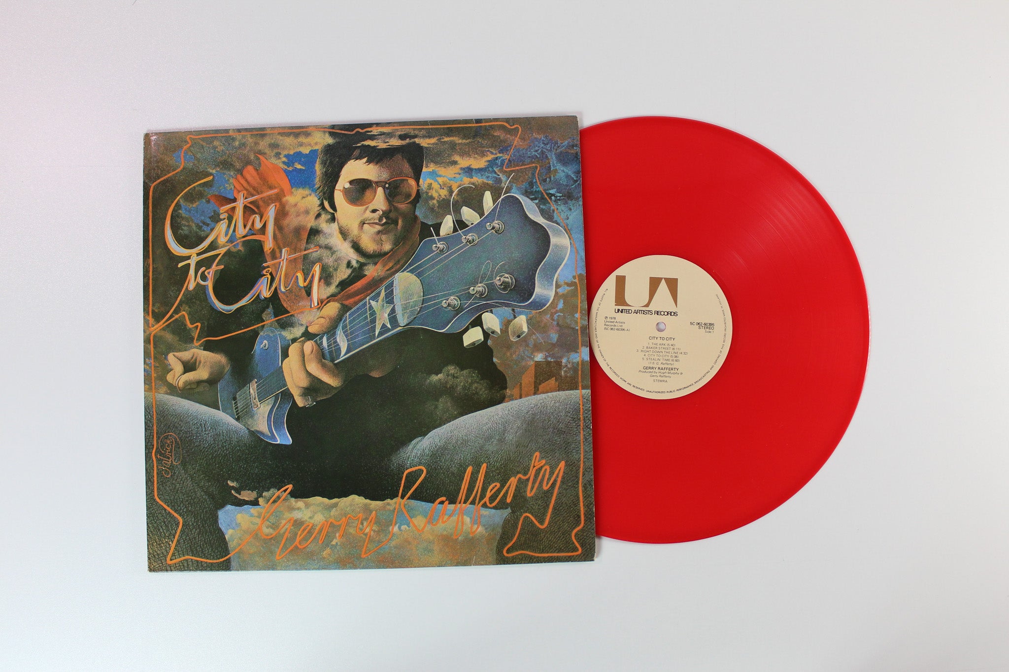 Gerry Rafferty - City To City on UA Red Vinyl Dutch Pressing