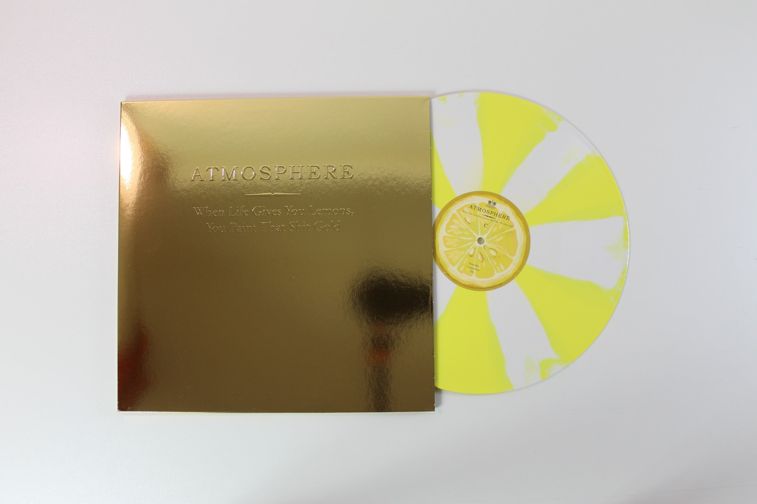 Atmosphere - When Life Gives You Lemons, You Paint That Shit Gold on Rhymesayers Vinyl Me Please Yellow & White Cornetto Reissue