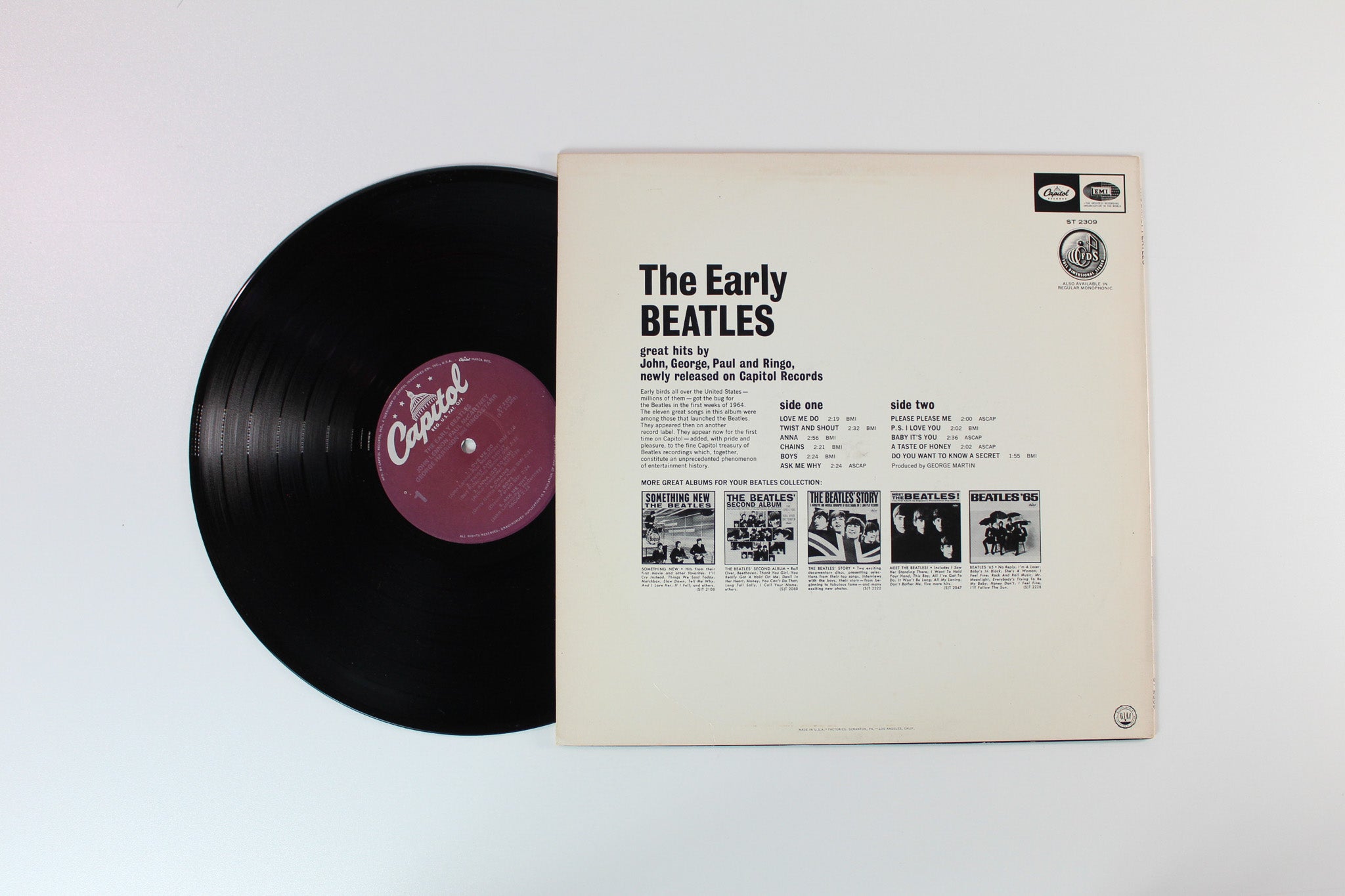 The Beatles - The Early Beatles on Capitol Purple Label Reissue