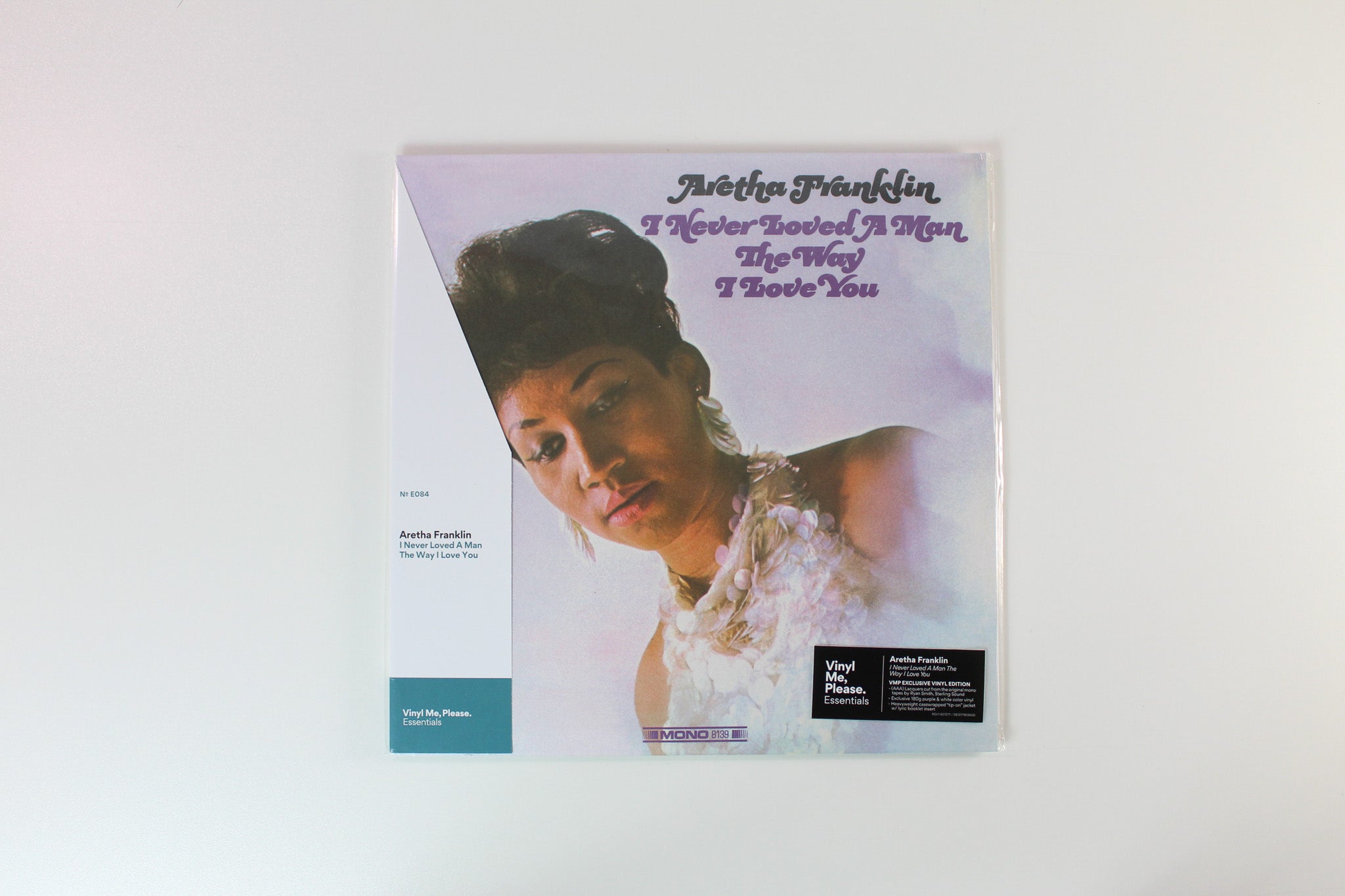 Aretha Franklin - I Never Loved A Man The Way I Love You on Atlantic Vinyl Me Please Mono Purple & White Reissue