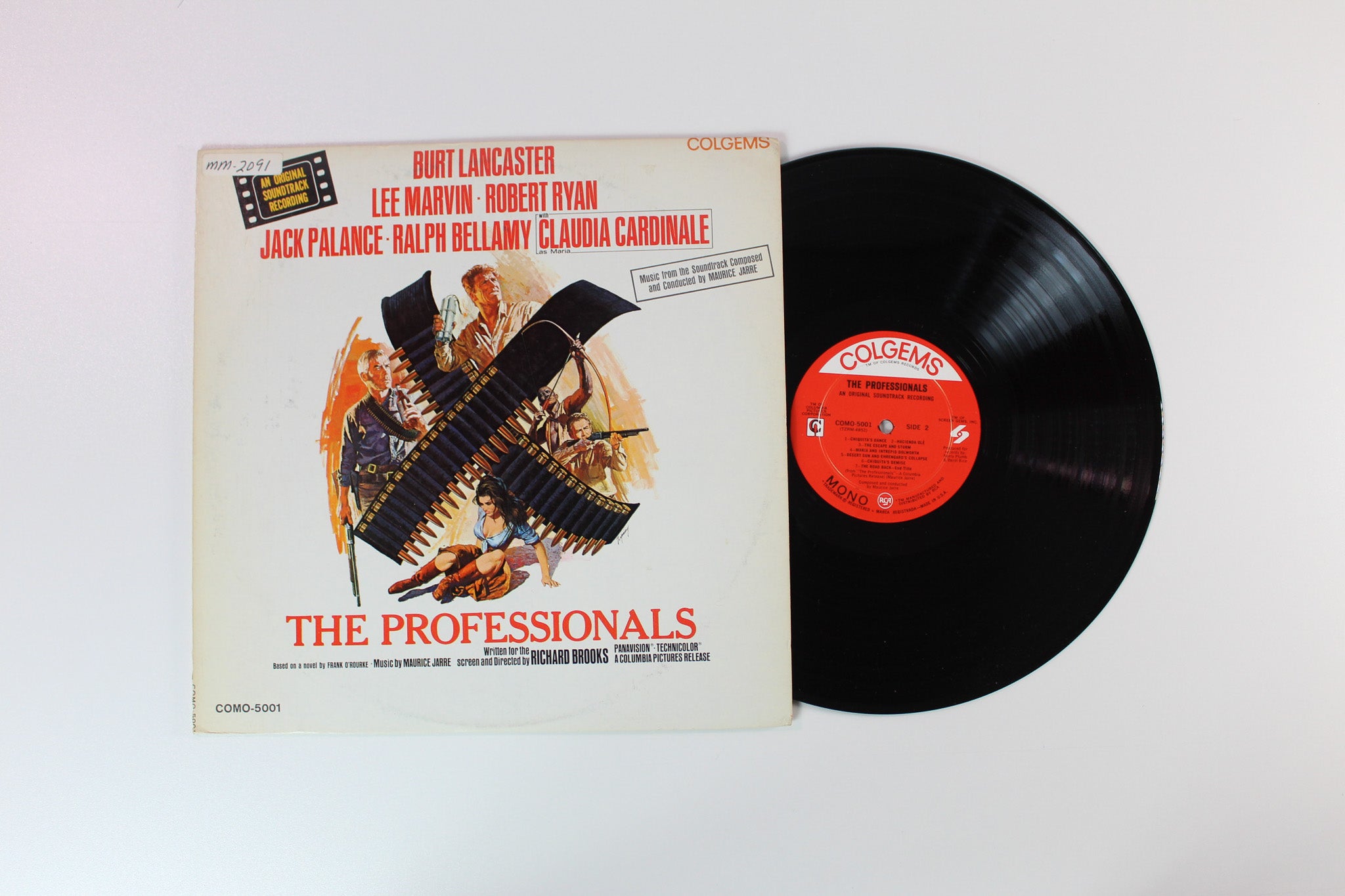 Maurice Jarre - The Professionals (An Original Soundtrack Recording) on Colgems Mono