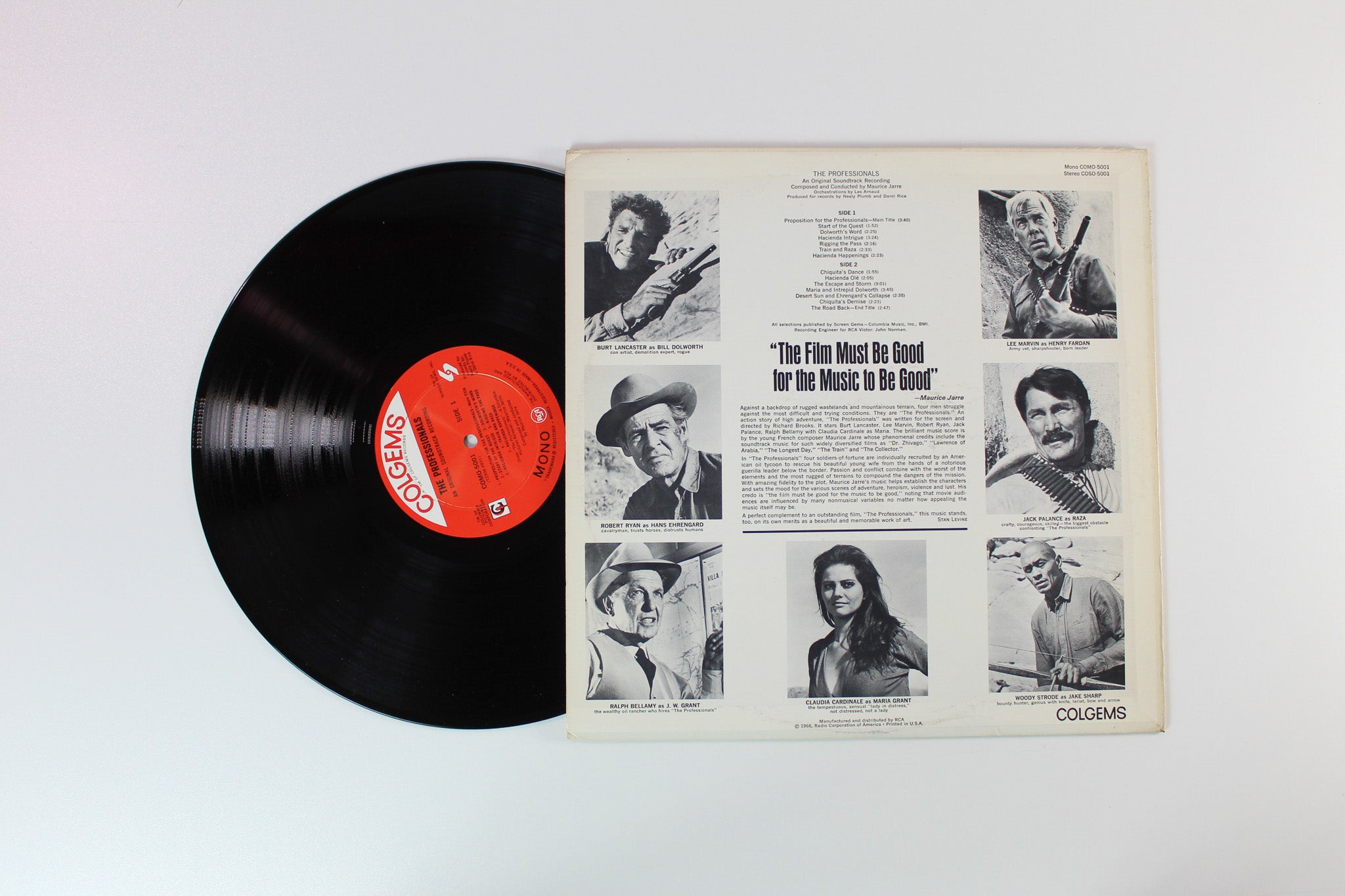 Maurice Jarre - The Professionals (An Original Soundtrack Recording) on Colgems Mono
