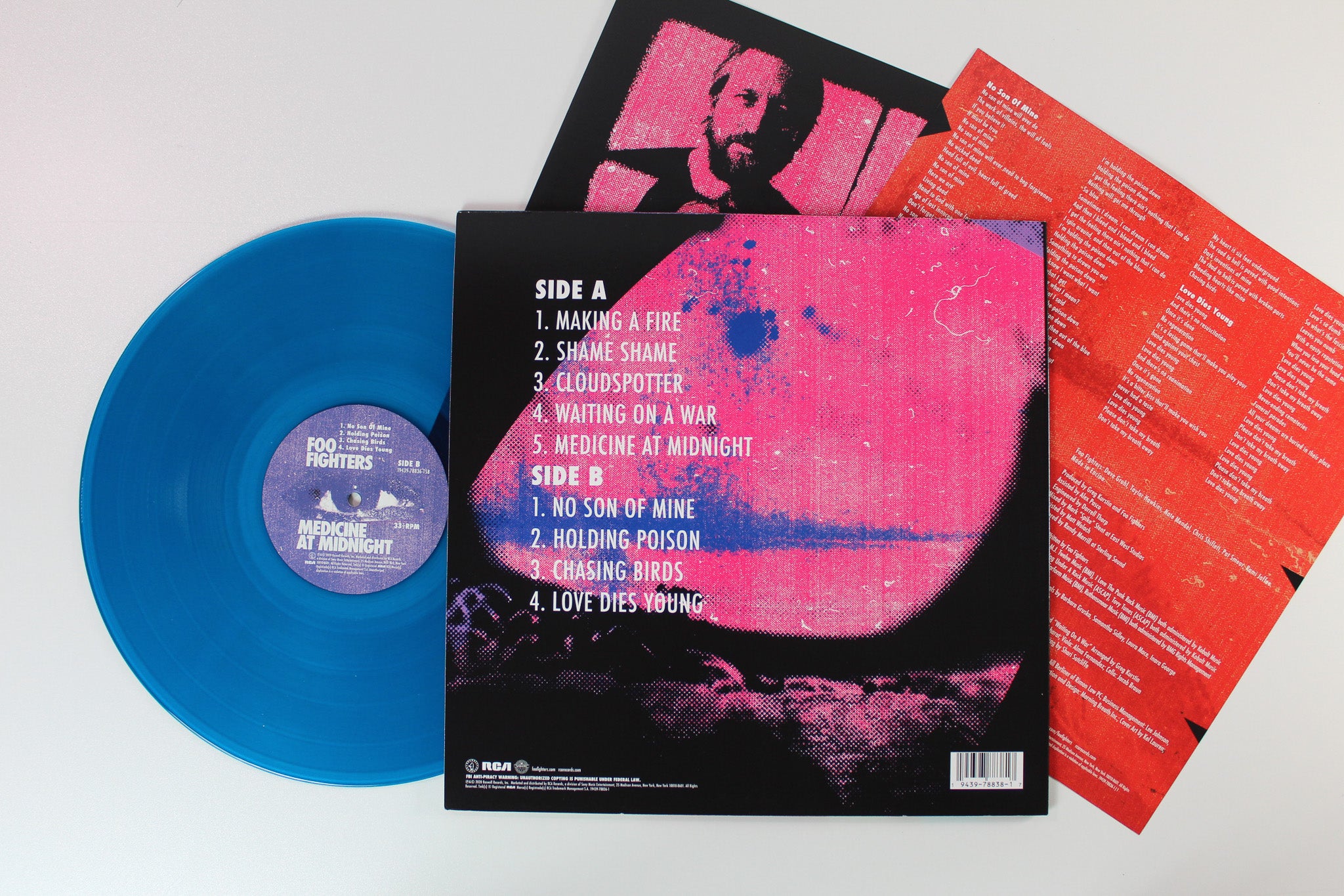 Foo Fighters - Medicine At Midnight on Roswell Ltd Blue Vinyl