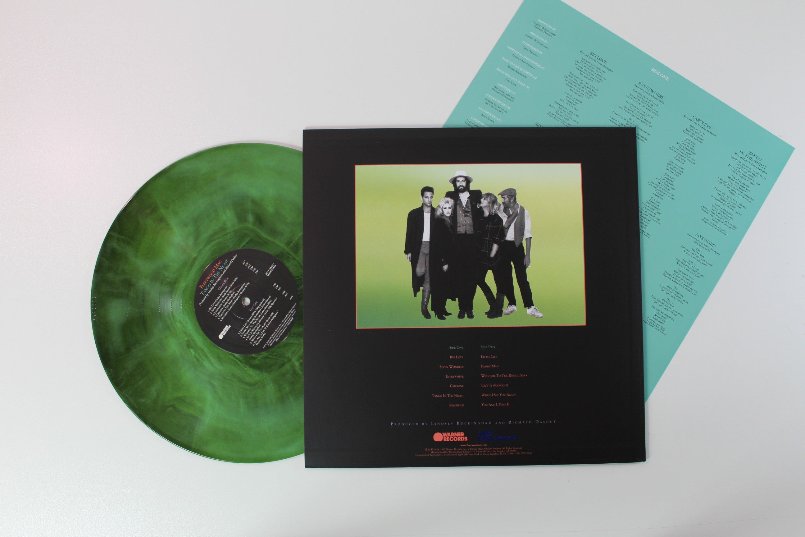 Fleetwood Mac - Tango In The Night on Warner Vinyl Me Please Forest Green Galaxy Vinyl Reissue