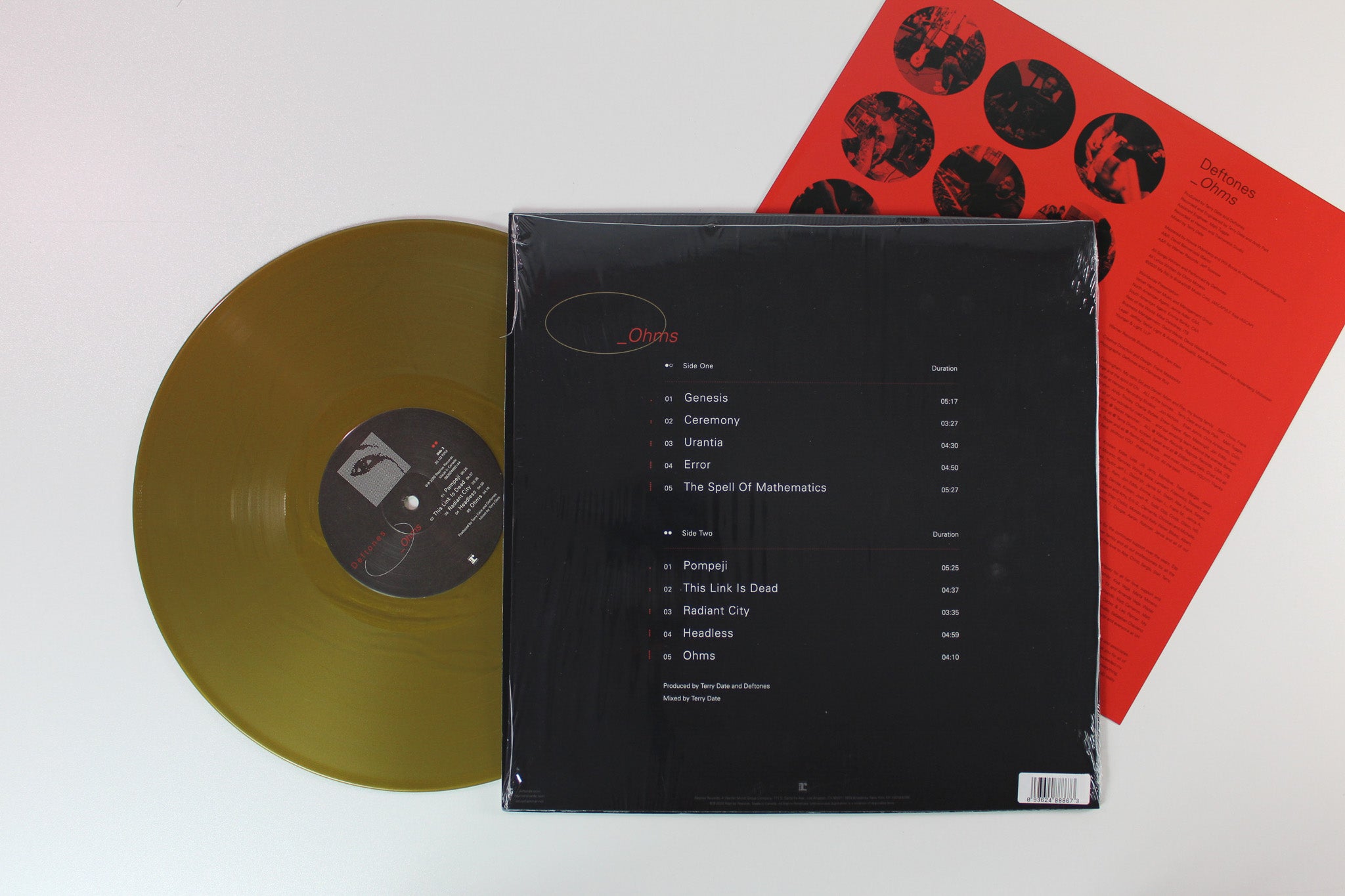 Deftones - _Ohms on Reprise Ltd Gold Vinyl