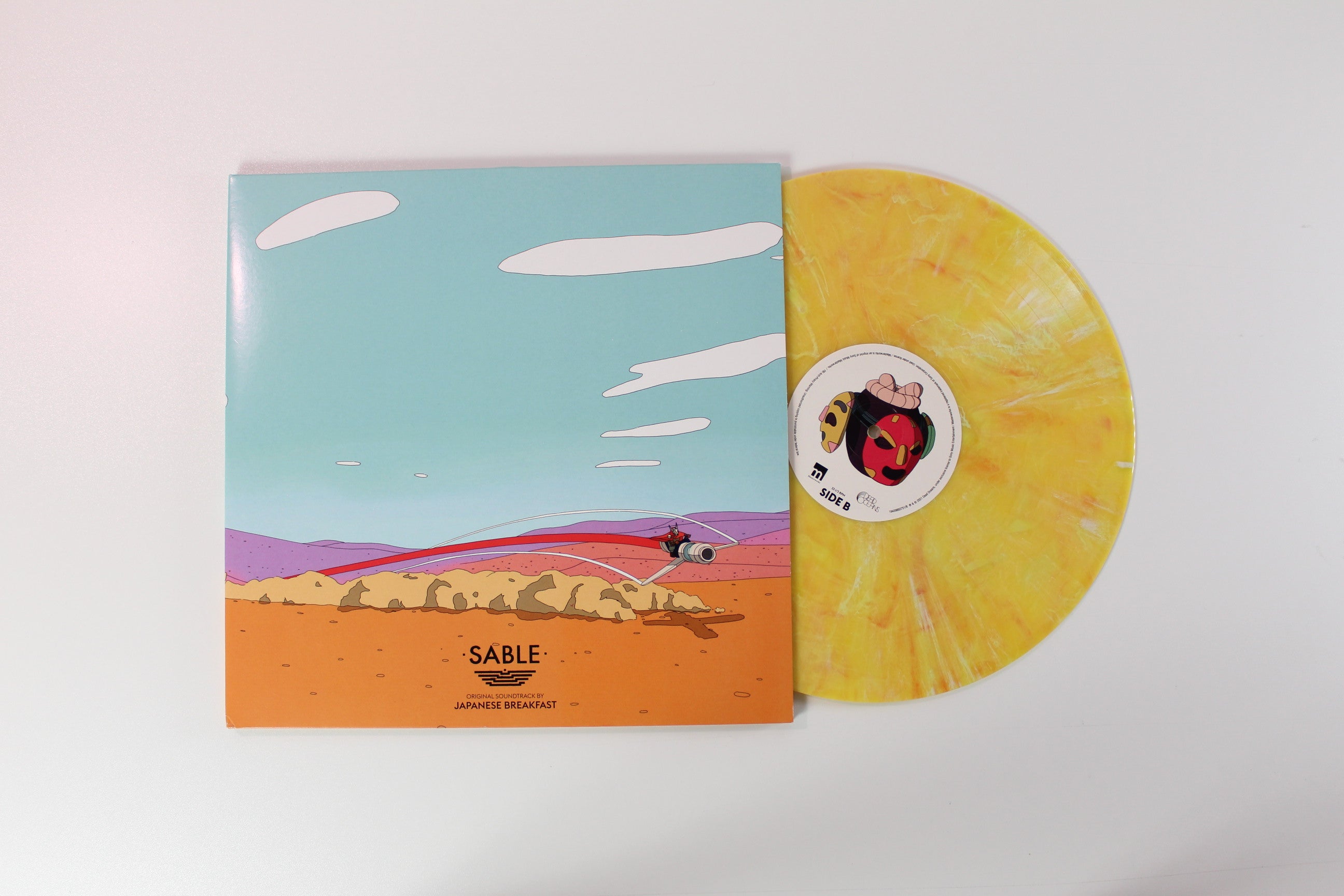 Japanese Breakfast - Sable (Video Game Soundtrack) on Masterworks Ltd Blue / Yellow Translucent Marble