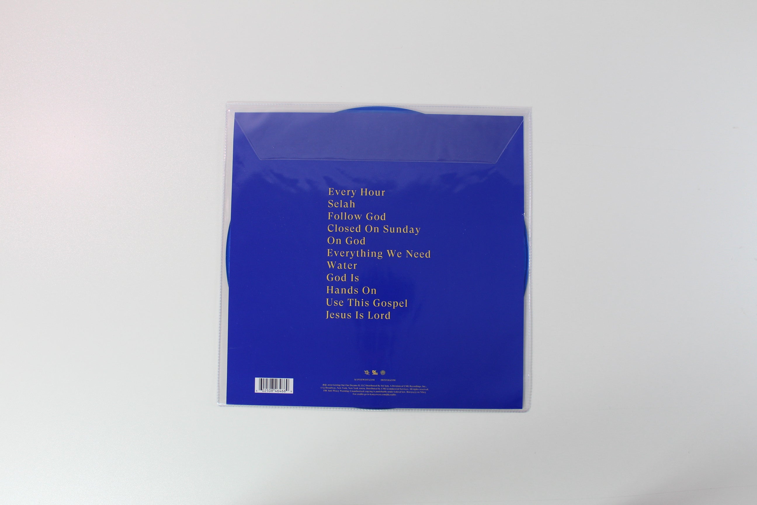 Kanye West - Jesus Is King on Def Jam Blue Translucent