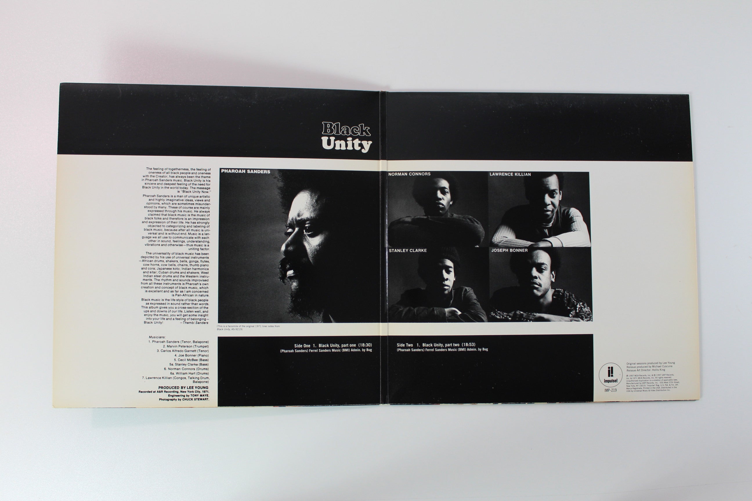 Pharoah Sanders - Black Unity on Impulse Ltd 180 Gram Reissue