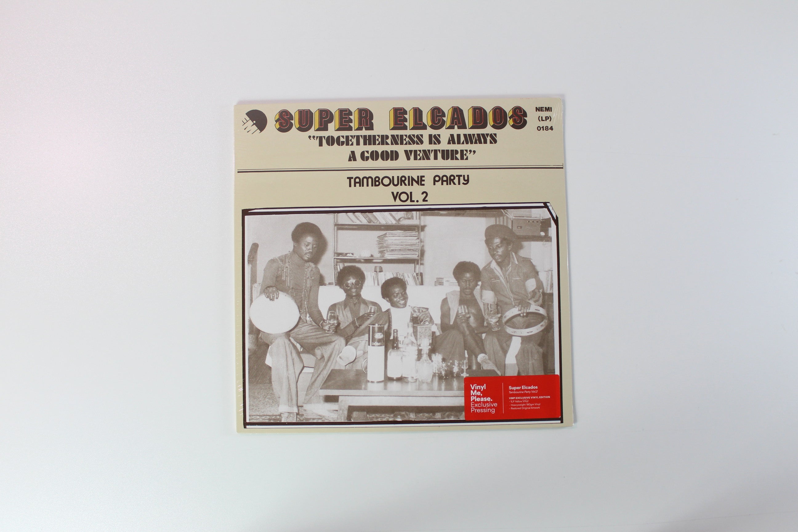 The Elcados - Togetherness Is Always A Good Venture - Tambourine Party Vol. 2 on Mr. Bongo Vinyl Me Please Ltd Numbered Yellow Transparent Reissue Sealed