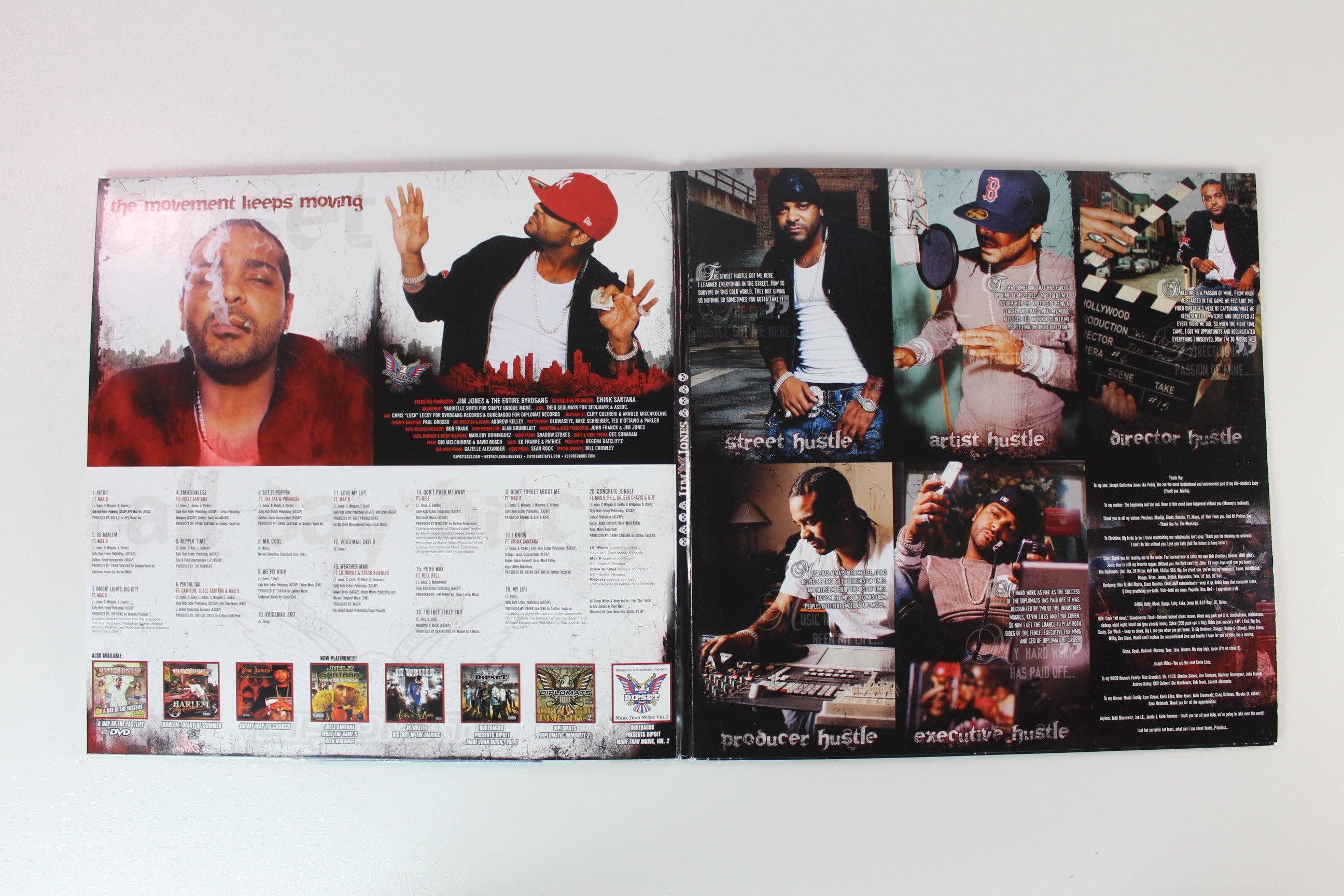 Jim Jones - Hustler's P.O.M.E. (Product Of My Environment) on Diplomats / Koch - Gold Vinyl