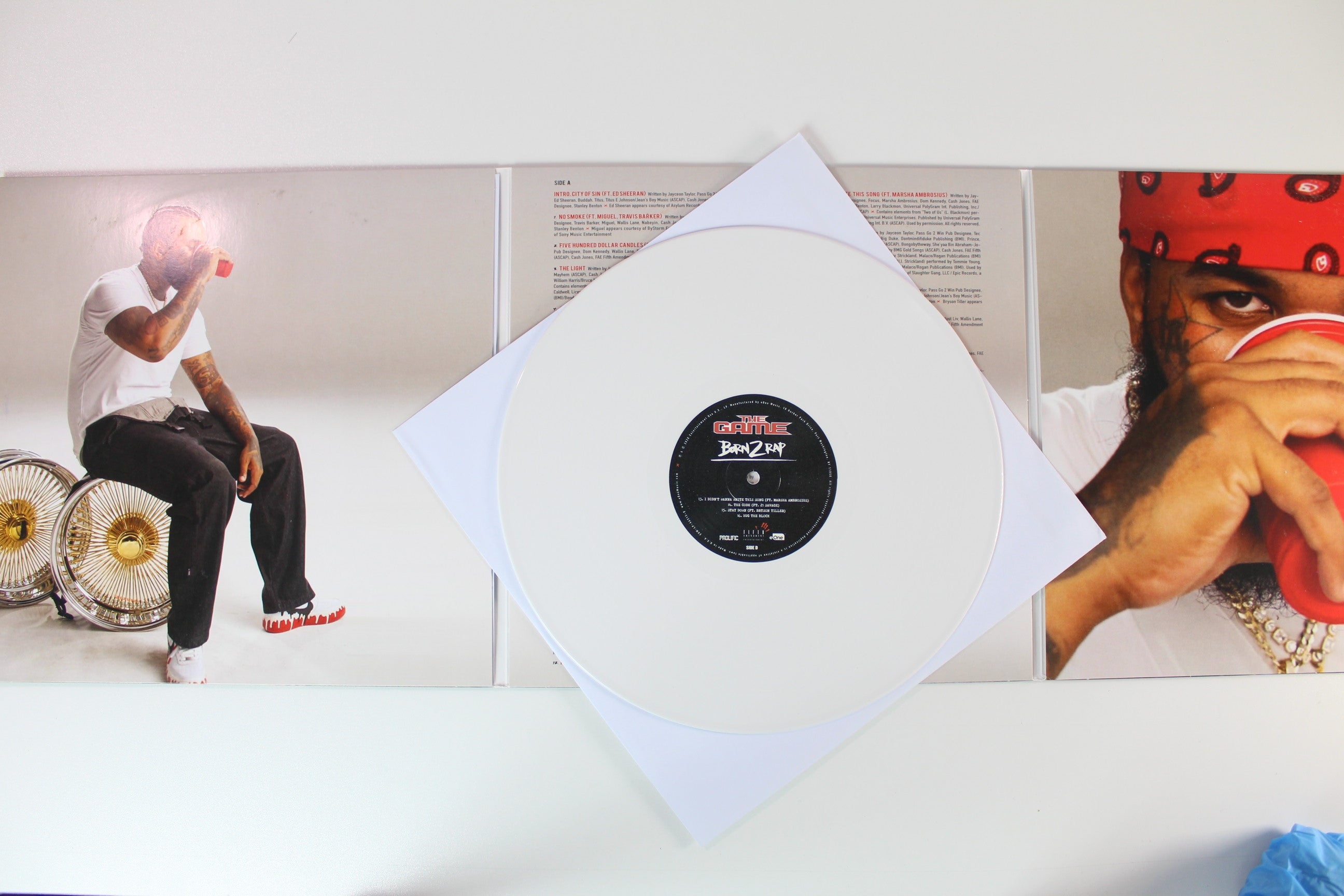 The Game - Born 2 Rap on eOne / Prolific Records - 3-lp Red/White/Blue Vinyl