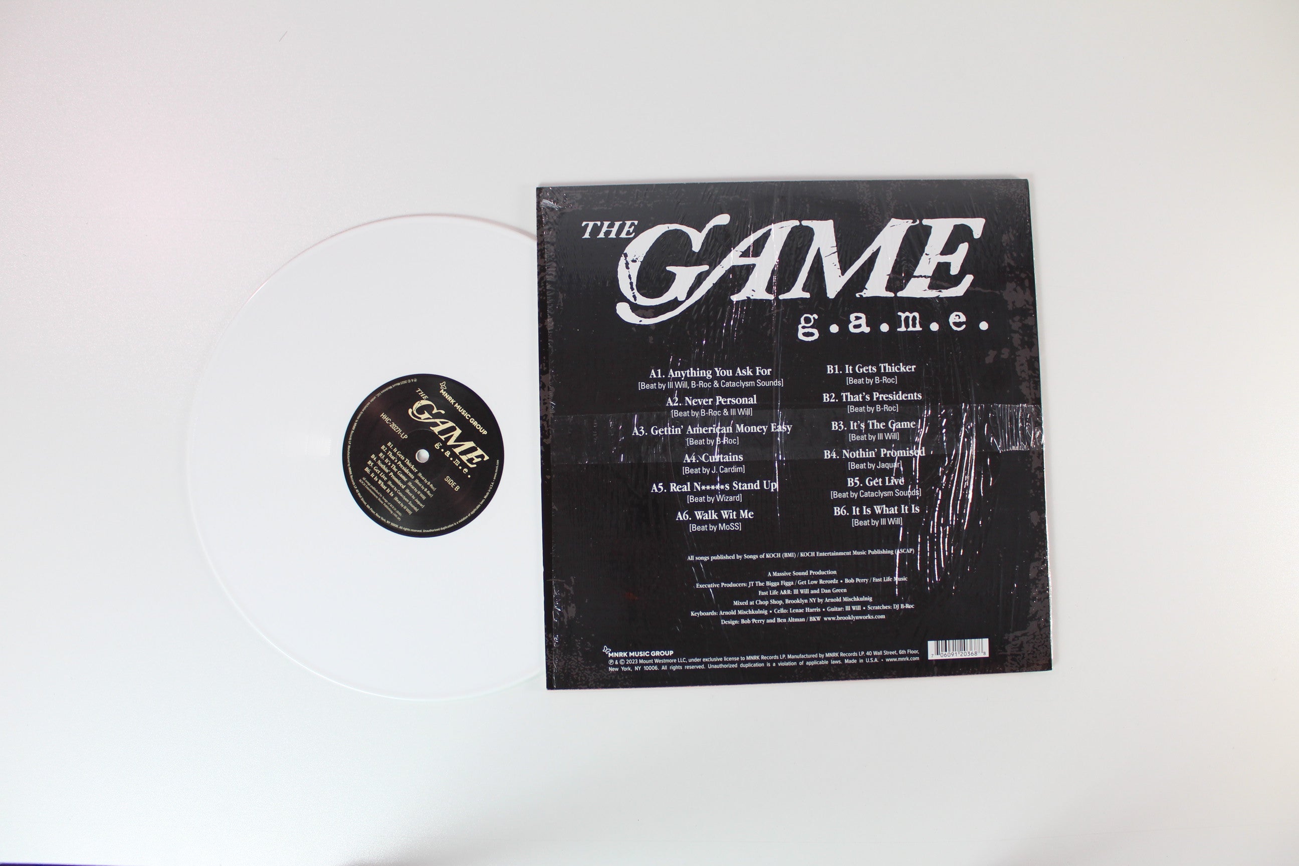 The Game - G.A.M.E. on MNRK Music Group - White Vinyl