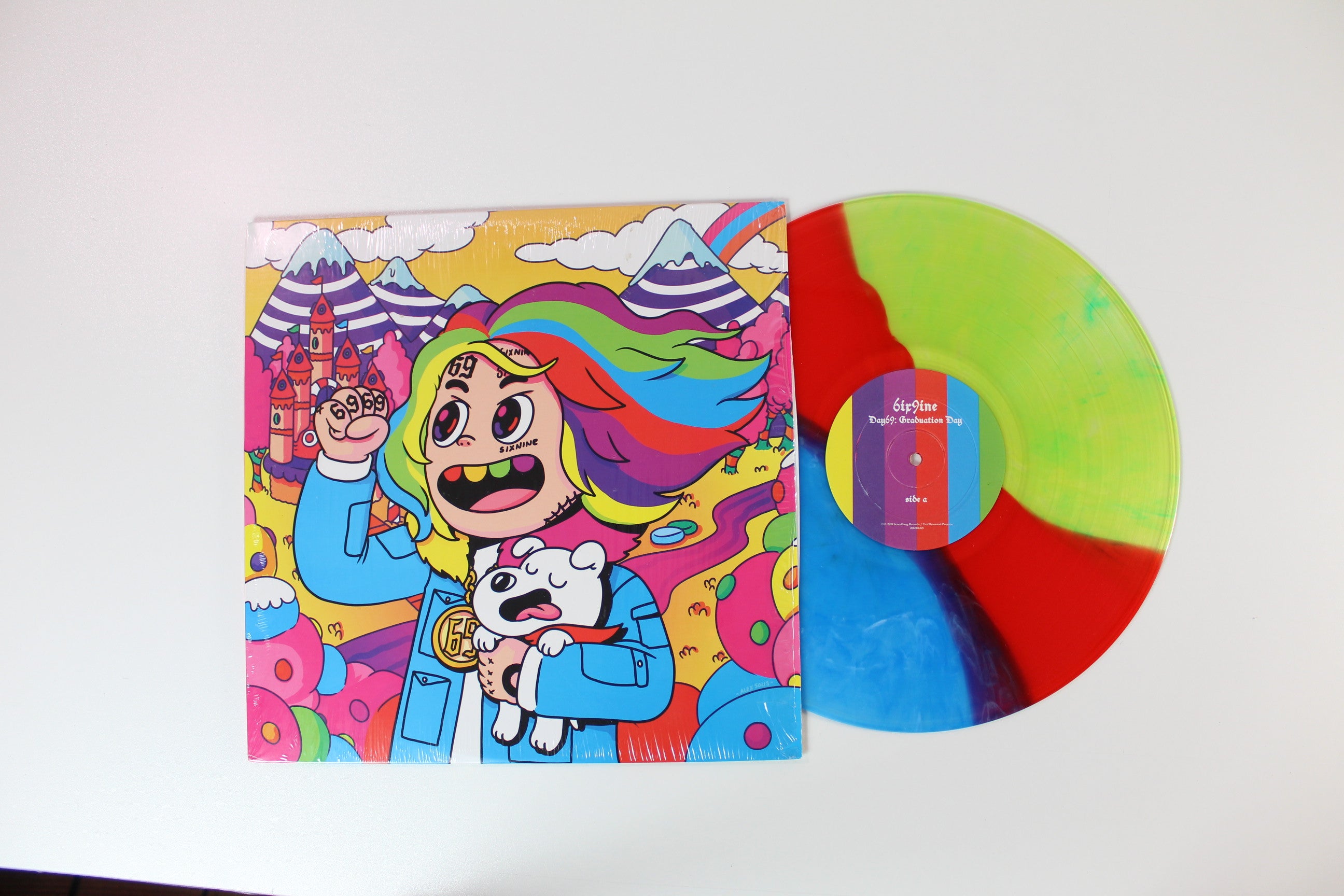 6IX9INE - Day69: Graduation Day on TenThousand Projects - Rainbow Colored Vinyl