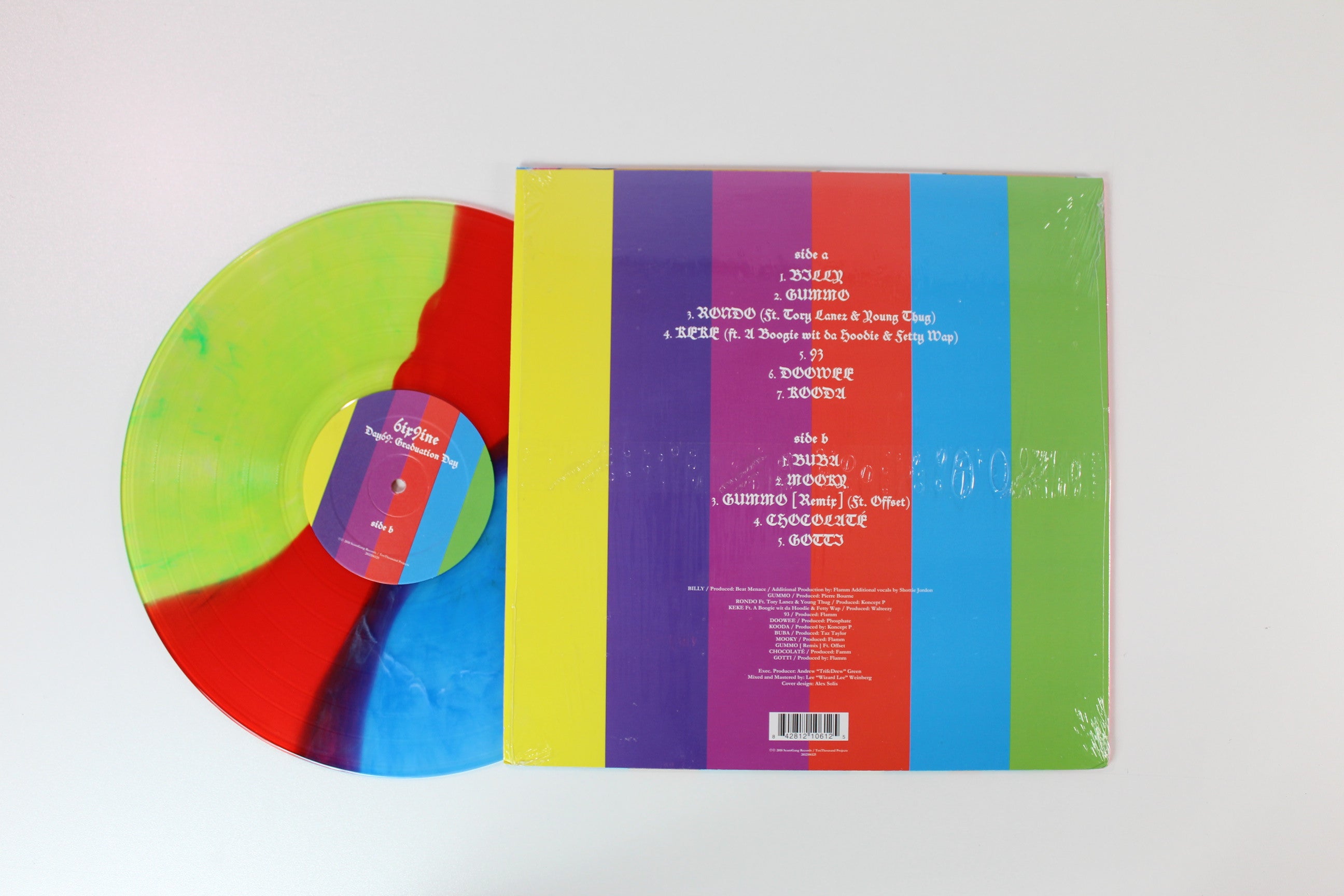 6IX9INE - Day69: Graduation Day on TenThousand Projects - Rainbow Colored Vinyl