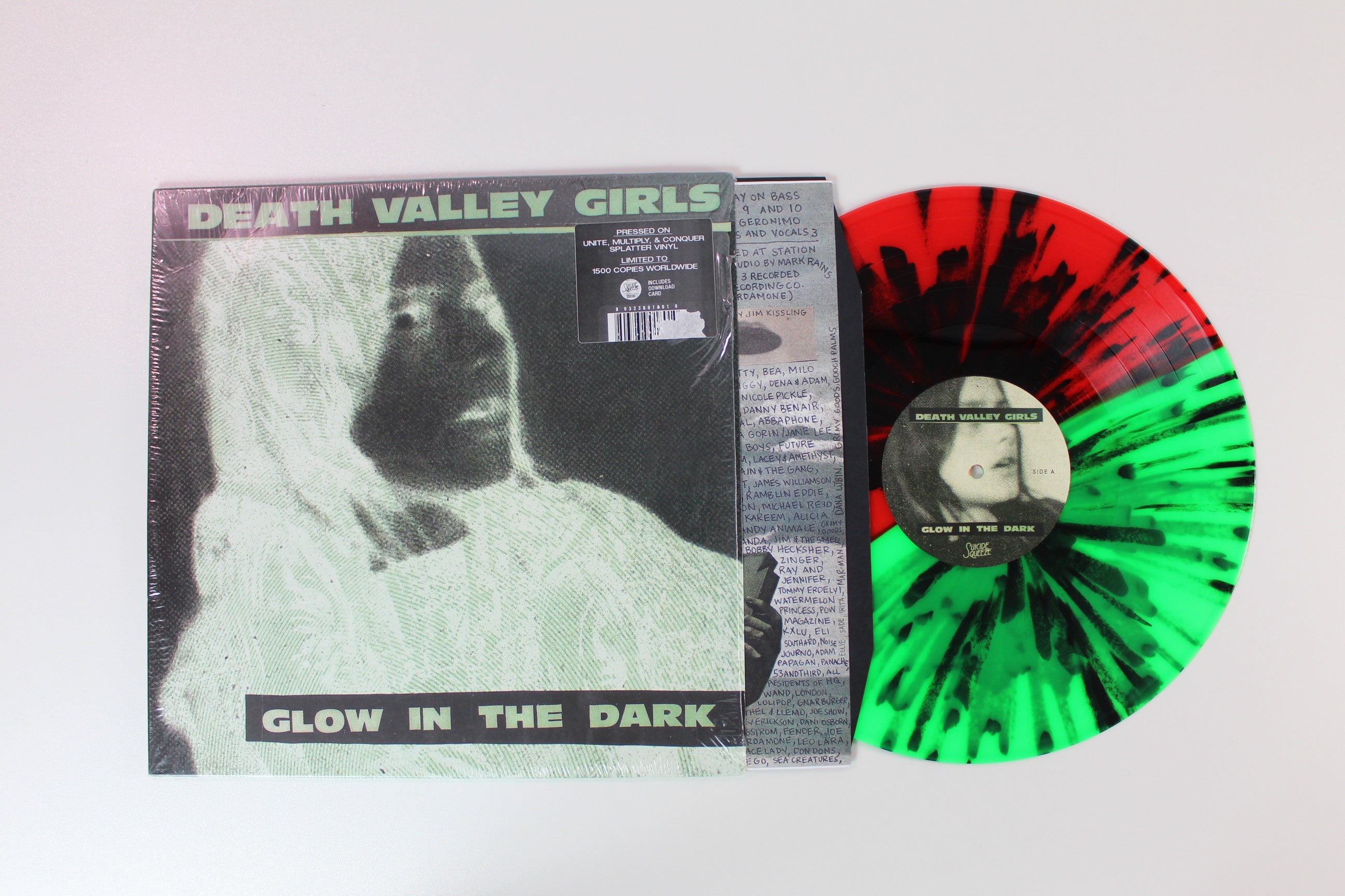 Death Valley Girls - Glow In The Dark on Suicide Squeeze Records - Splatter Vinyl
