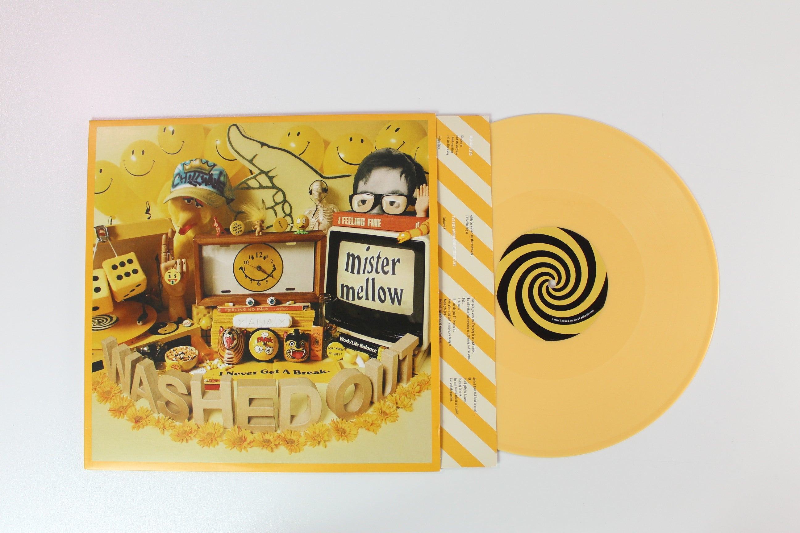 Washed Out - Mister Mellow on Stones Throw Records - Yellow Vinyl