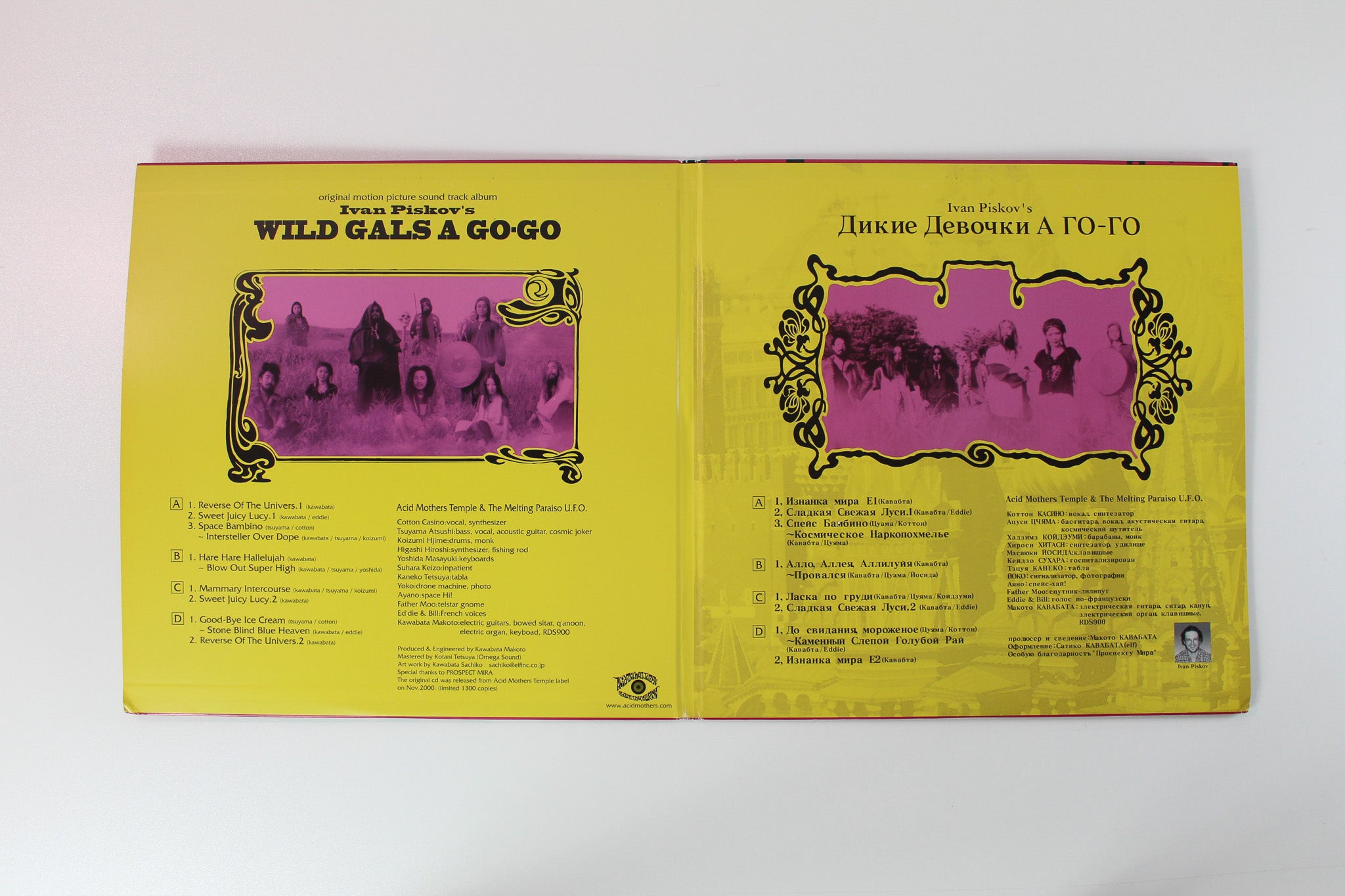 Acid Mothers Temple & The Melting Paraiso UFO - Wild Gals A Go-Go on Eclipse Ltd Reissue