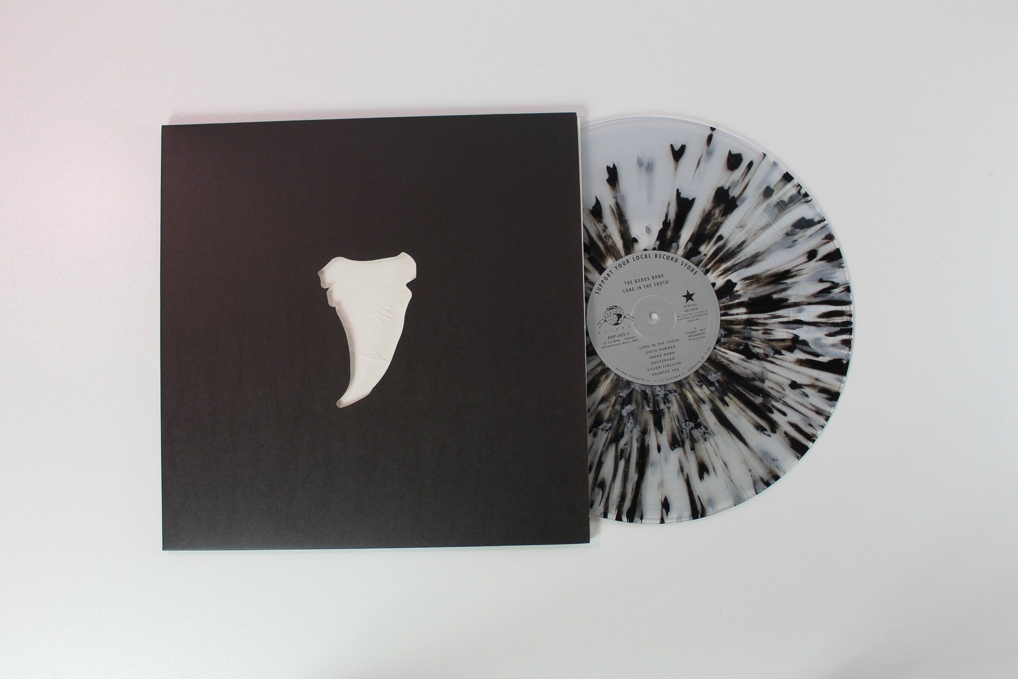 The Budos Band - Long In The Tooth on Daptone Ltd Clear w/ Black & Silver Splatter
