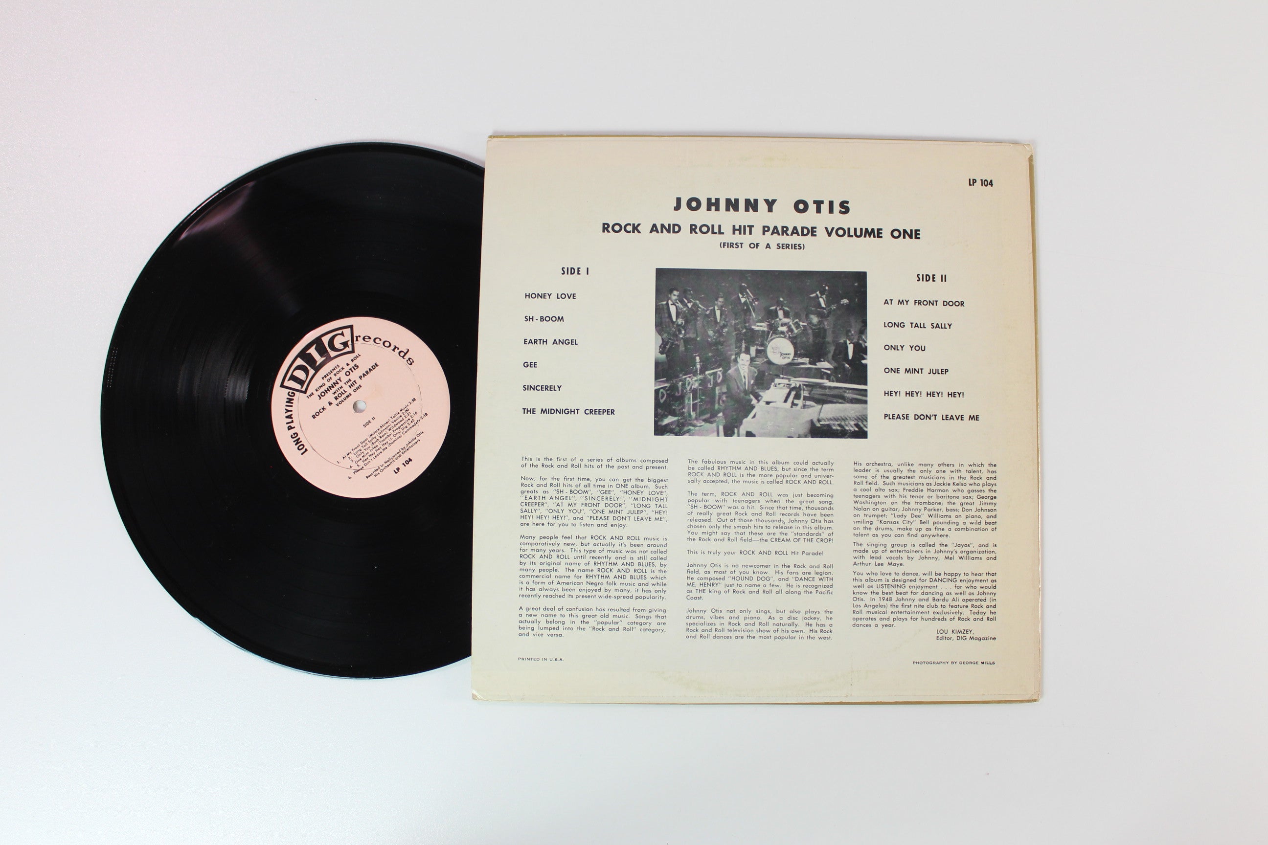 Johnny Otis - Rock 'N Roll Hit Parade Volume 1 on Dig Records Reissue