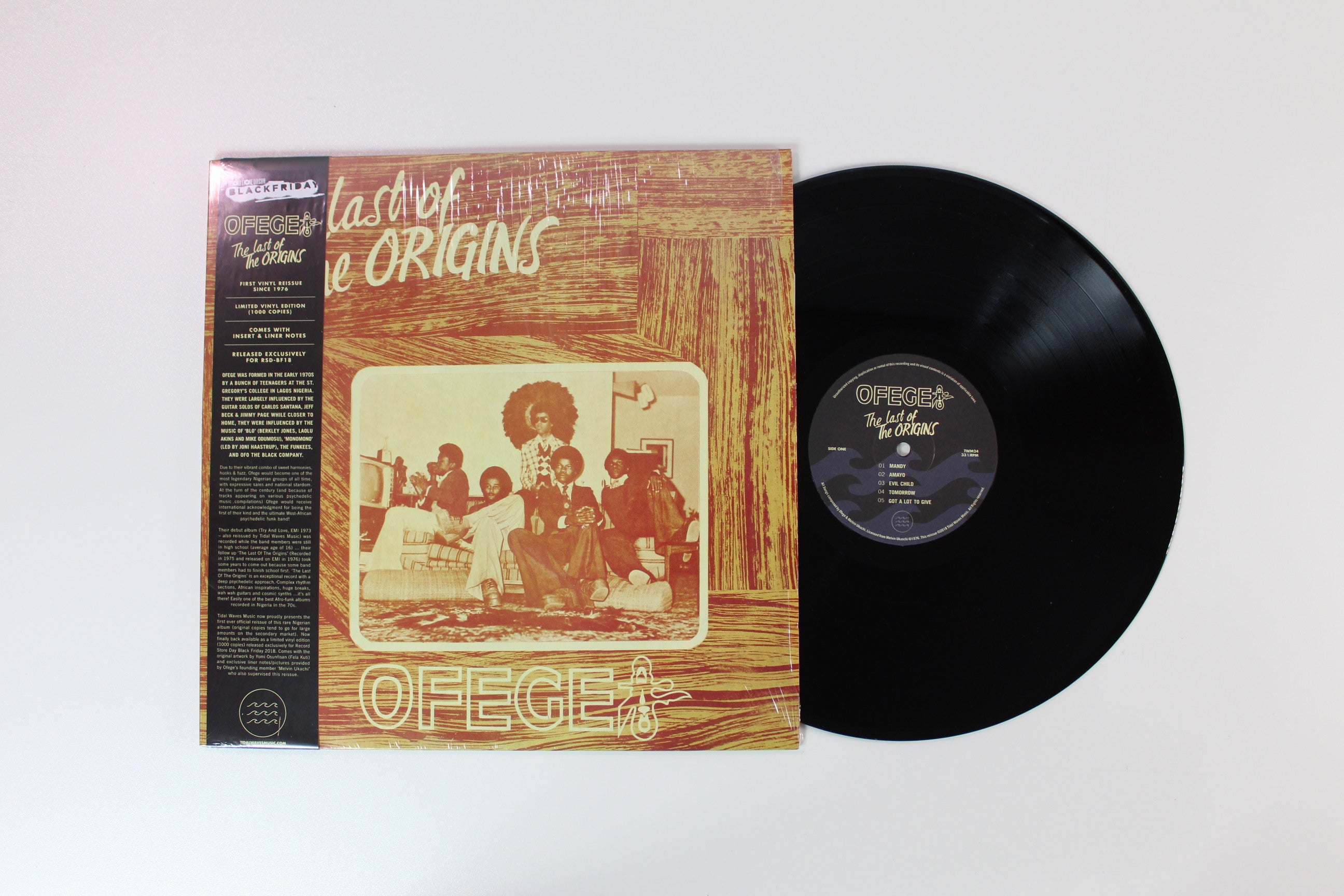 Ofege - The Last Of The Origins on Tidal Waves Music