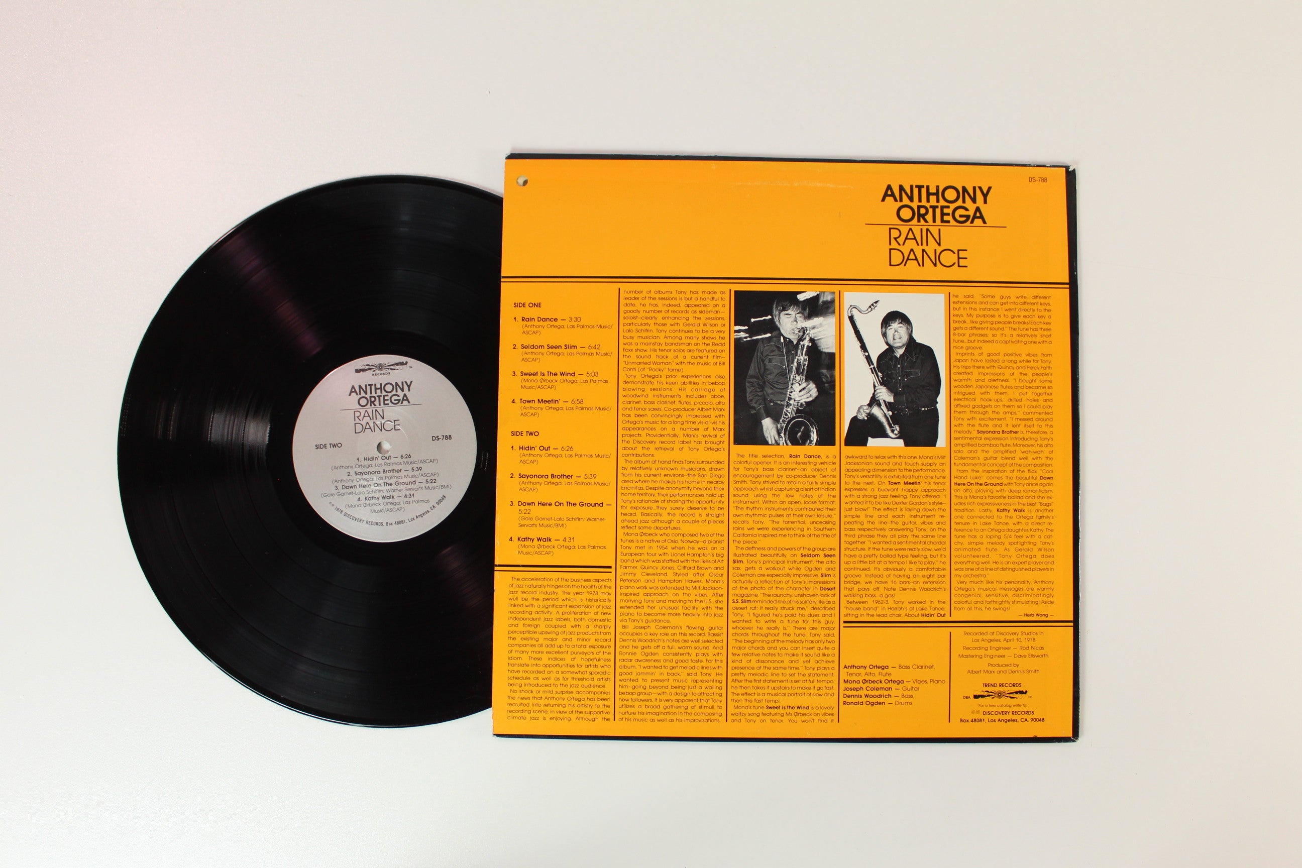 Anthony Ortega - Rain Dance on Discovery Records