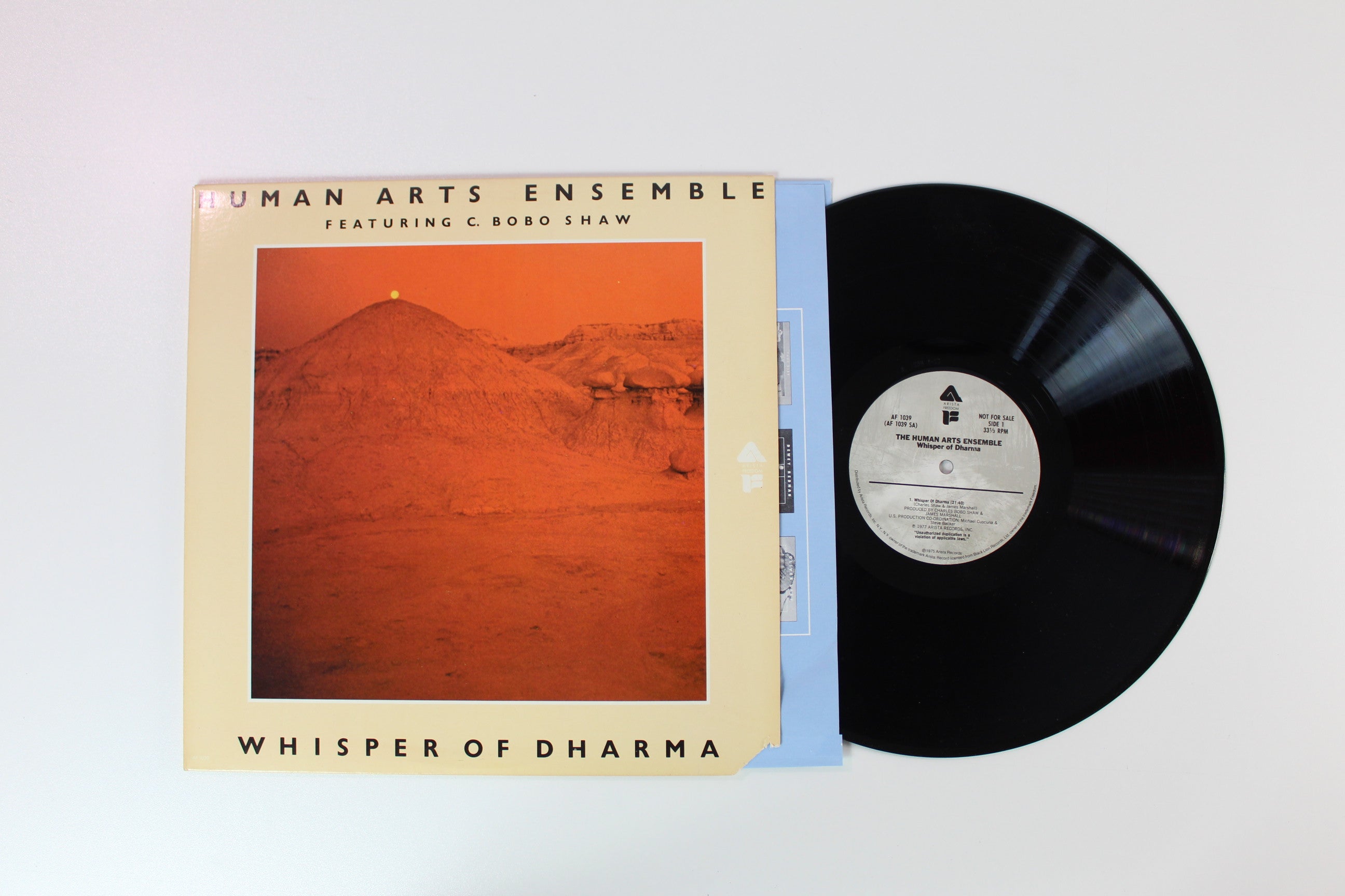 The Human Arts Ensemble - Whisper Of Dharma on Arista / Freedom