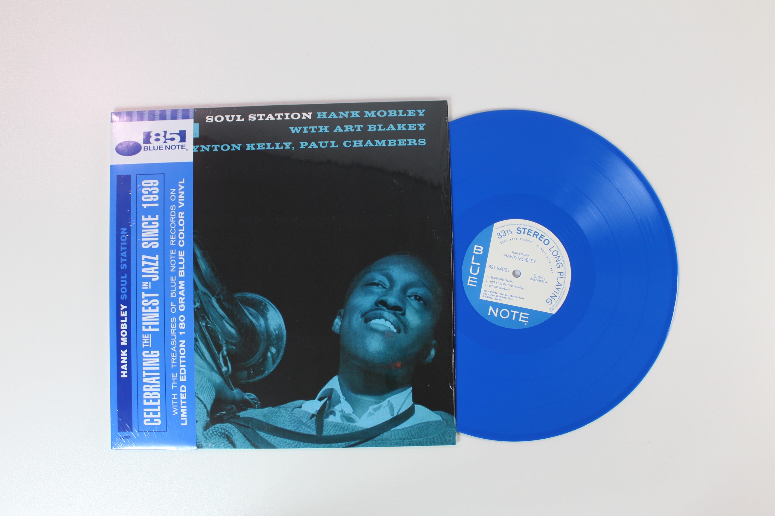 Hank Mobley - Soul Station on Blue Note - Blue Vinyl Reissue