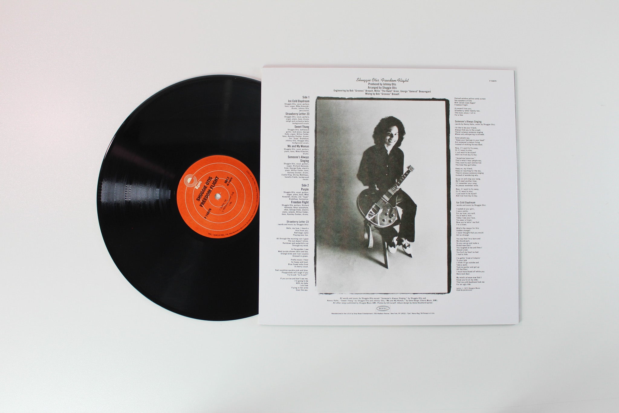 Shuggie Otis - Freedom Flight on Epic 8th Records Reissue