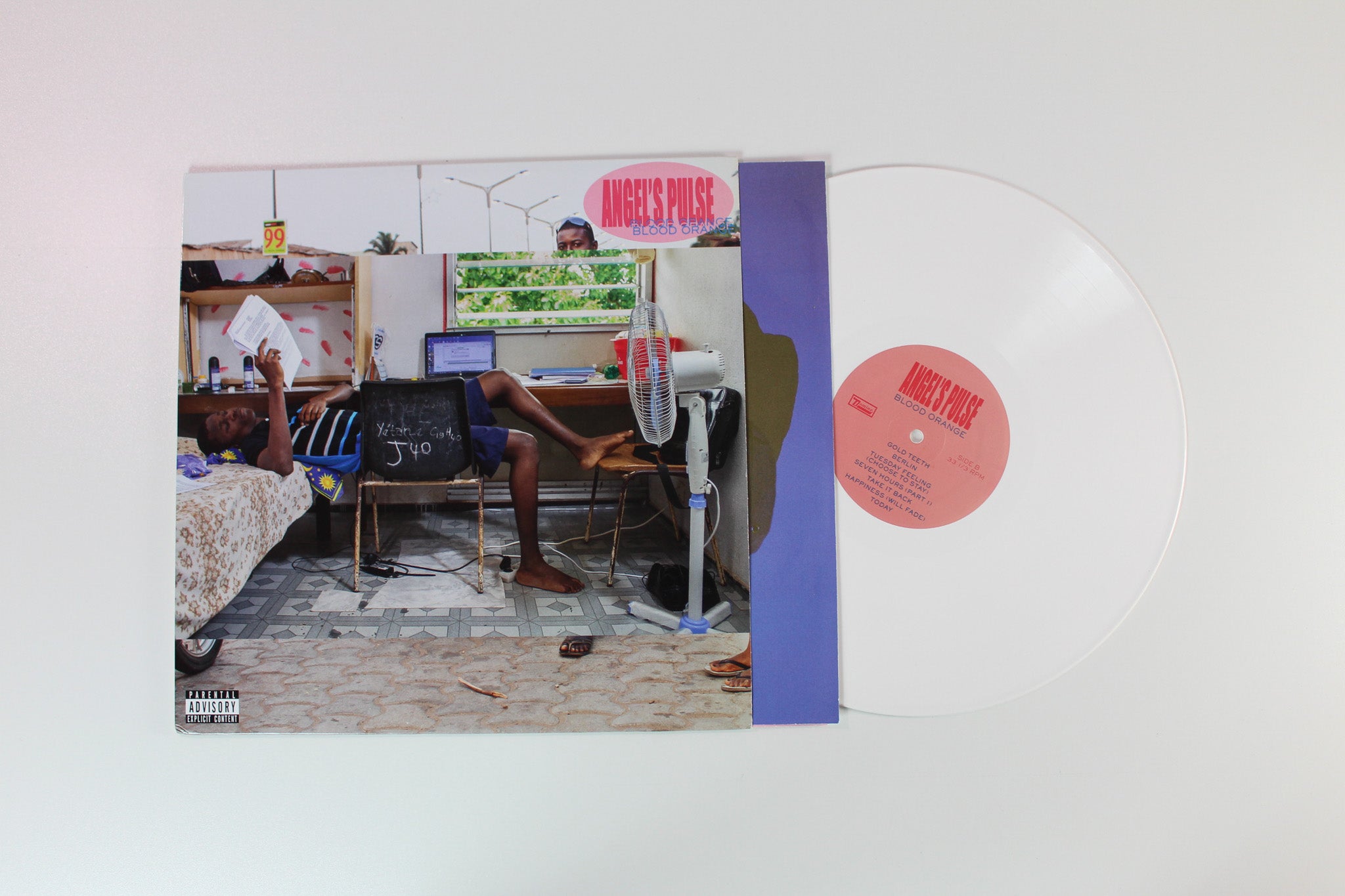 Blood Orange - Angel's Pulse on Domino White Vinyl