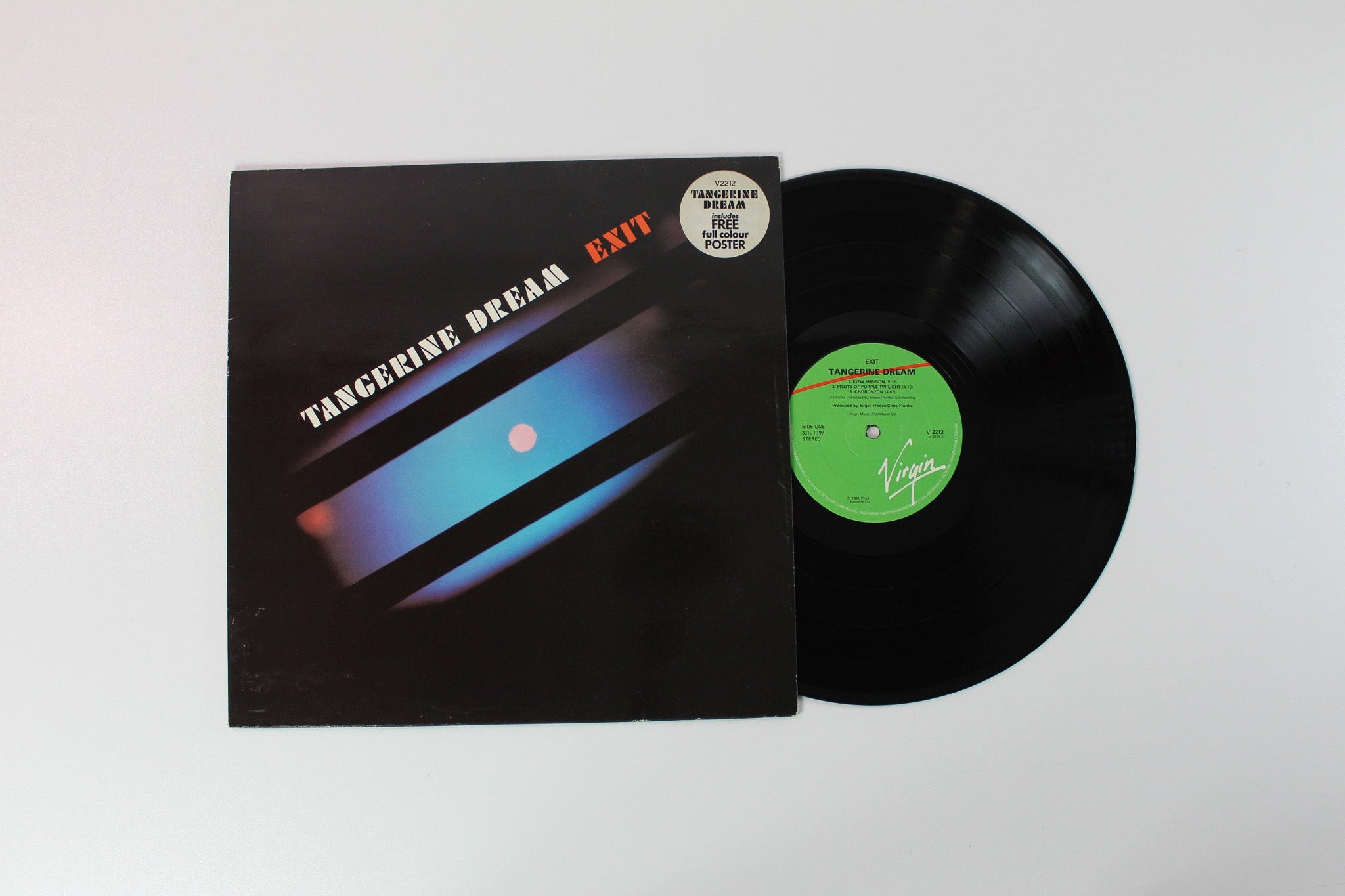 Tangerine Dream - Exit on Virgin UK Pressing