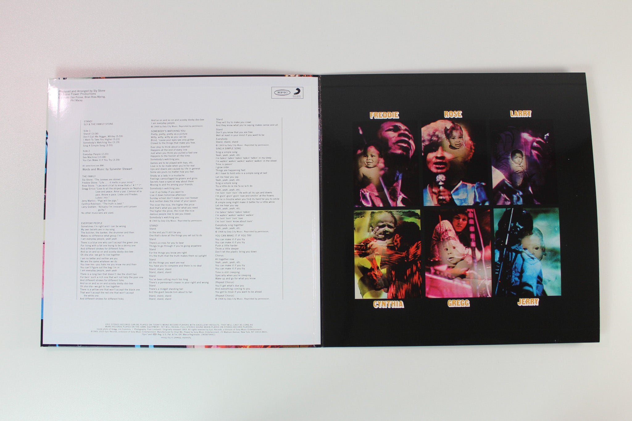 Sly & The Family Stone - Stand! on Epic Vinyl Me Please Ltd Numbered Red & Blue Split Reissue