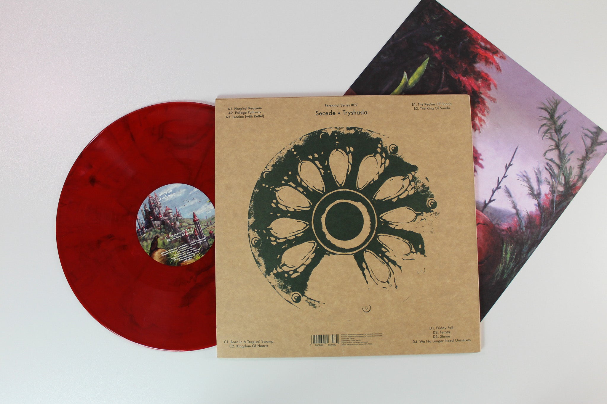 Secede - Tryshasla on Lapsus Deluxe Edition Red/Black Marbled Reissue