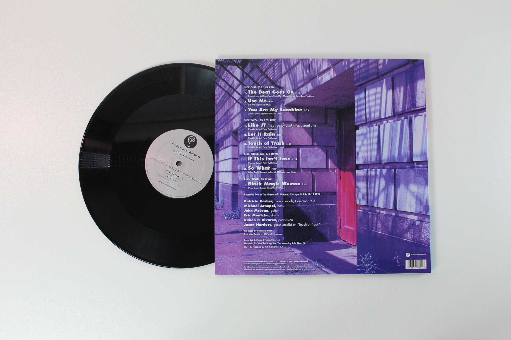 Patricia Barber - Companion on Premonition Ltd 180 Gram Reissue