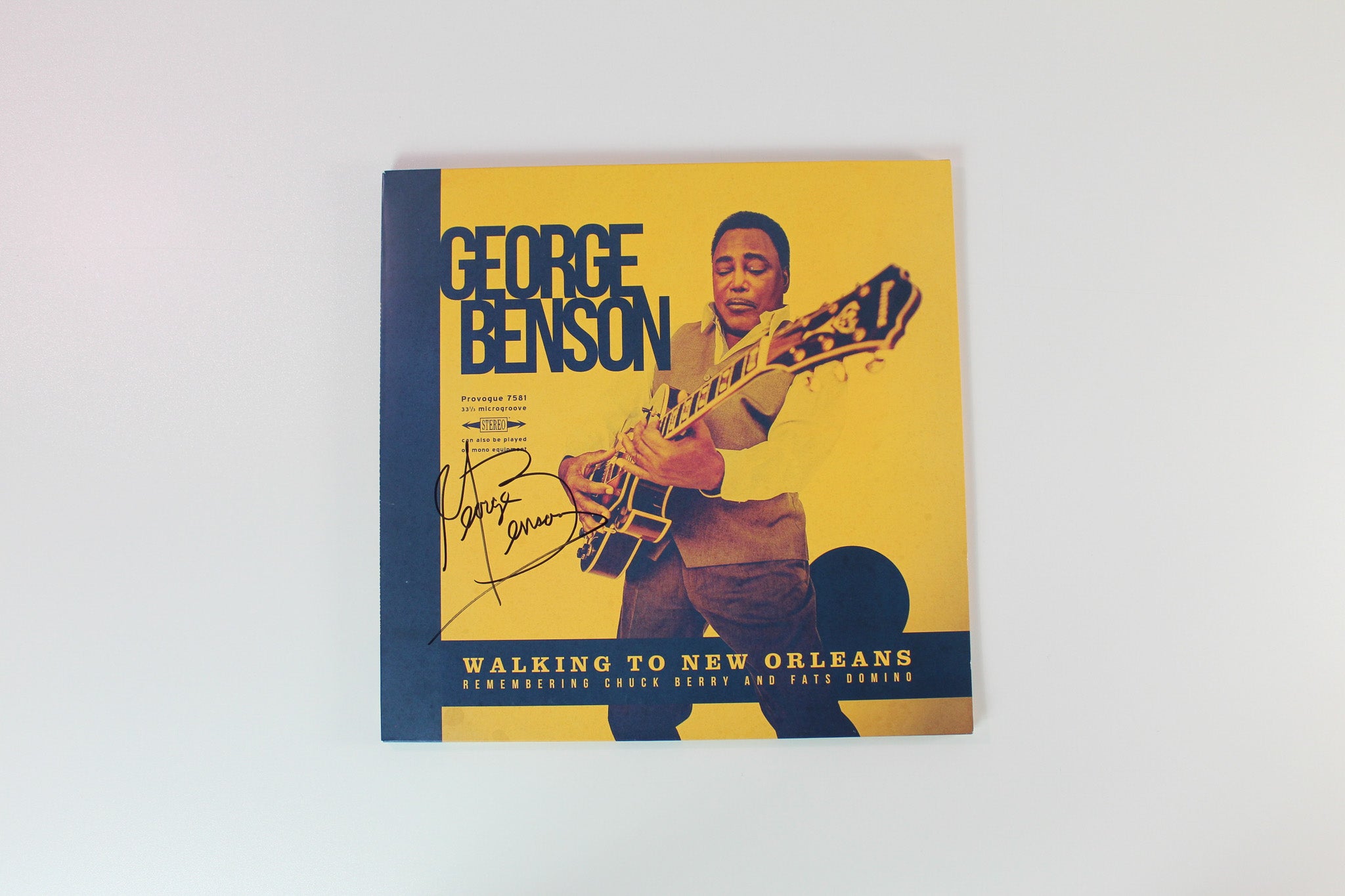 George Benson - Walking To New Orleans (Remembering Chuck Berry And Fats Domino) on Provogue Ltd Yellow Vinyl Sealed with Extra Signed Cover