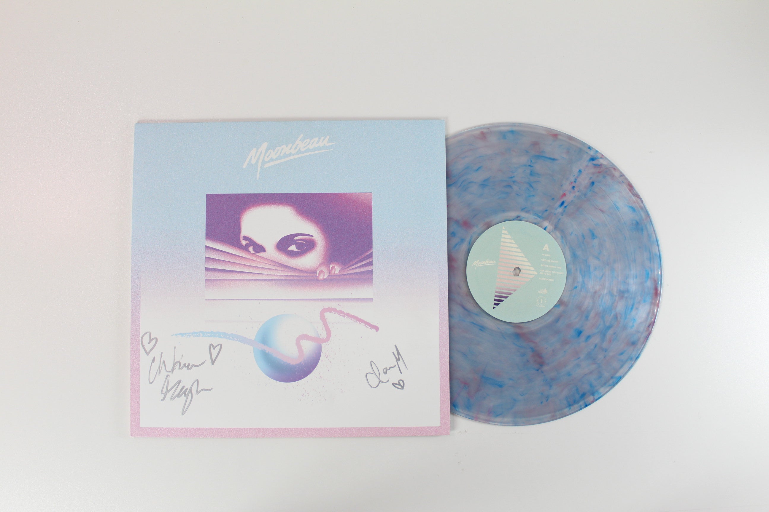 Moonbeau - Moonbeau on Old Flame Records / Soul Step Records – Cotton Candy Colored Vinyl - Signed