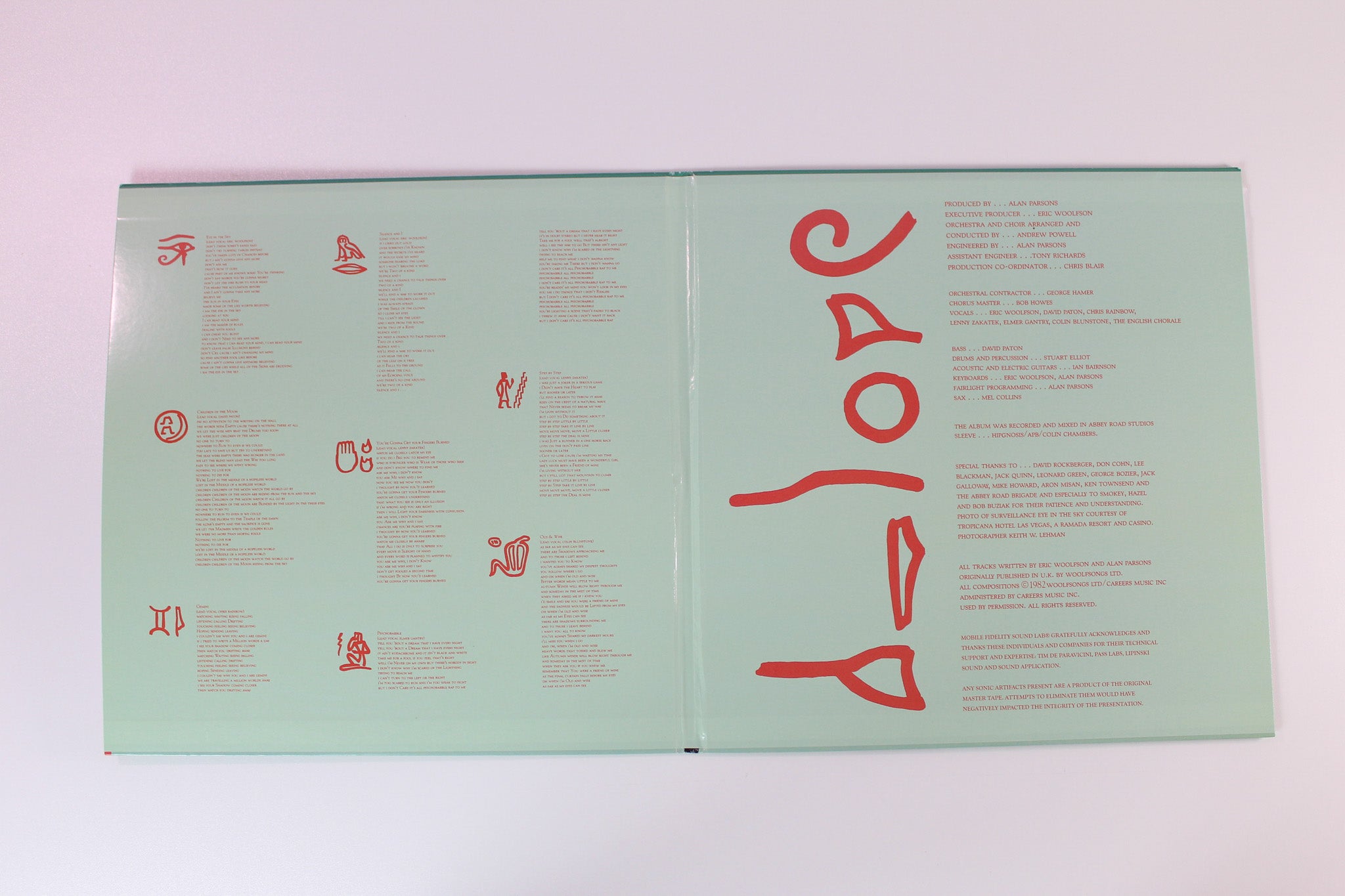 The Alan Parsons Project - Eye In The Sky on Mobile Fidelity Sound Lab Ltd Numbered 45 RPM 180 Gram Reissue