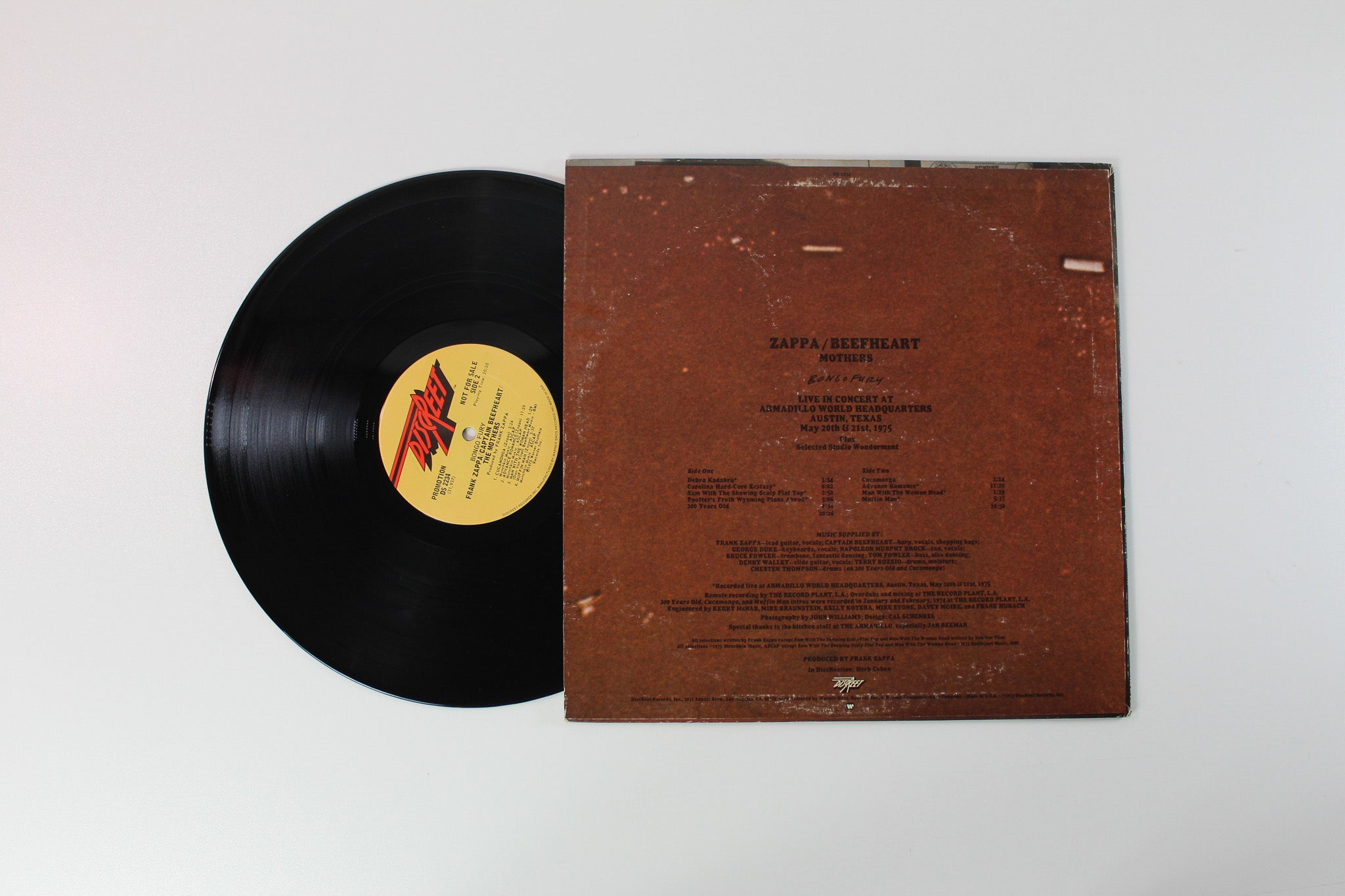 Frank Zappa - Bongo Fury on Discreet Promo