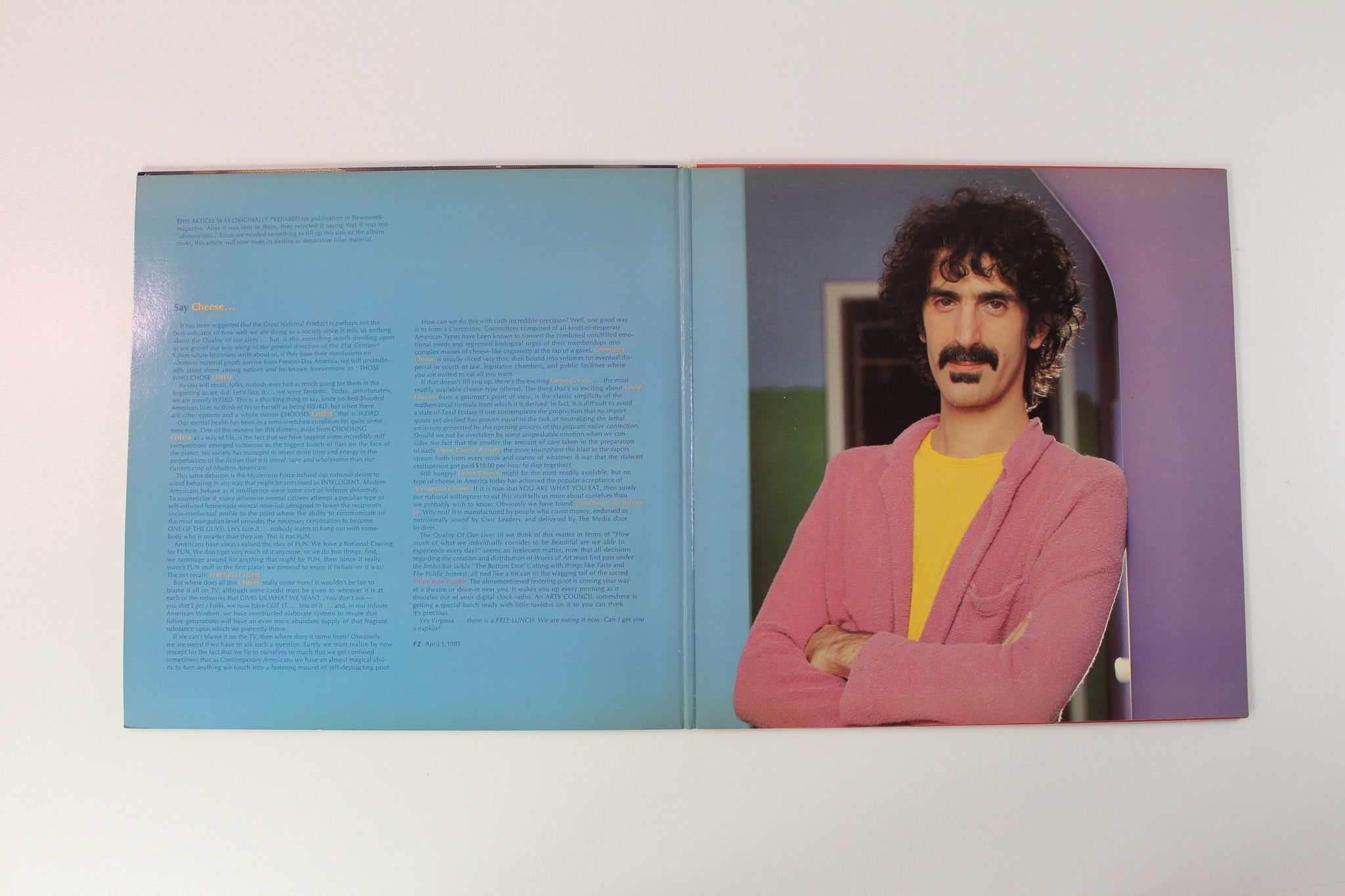 Frank Zappa - You Are What You Is on Barking Pumpkin