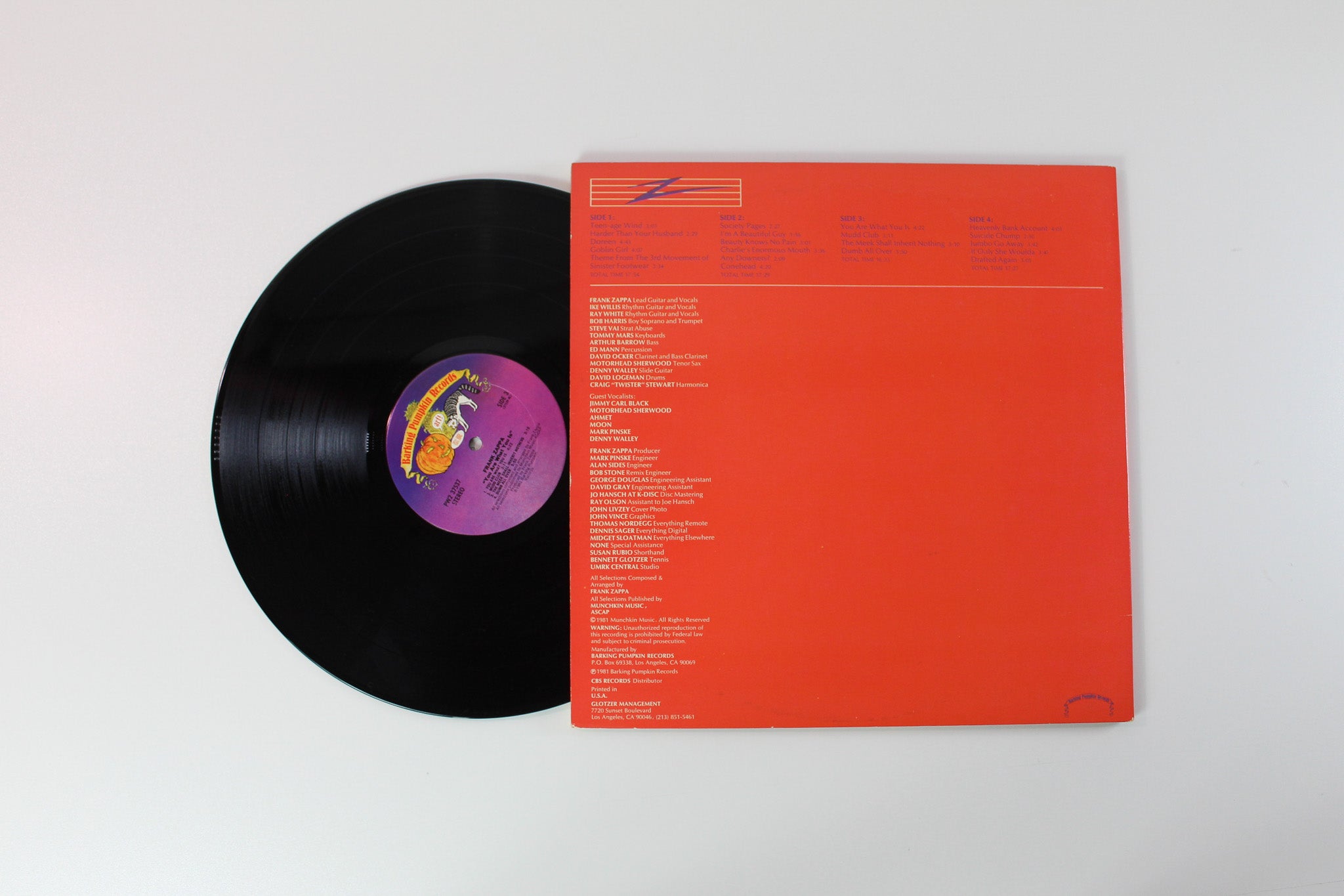 Frank Zappa - You Are What You Is on Barking Pumpkin