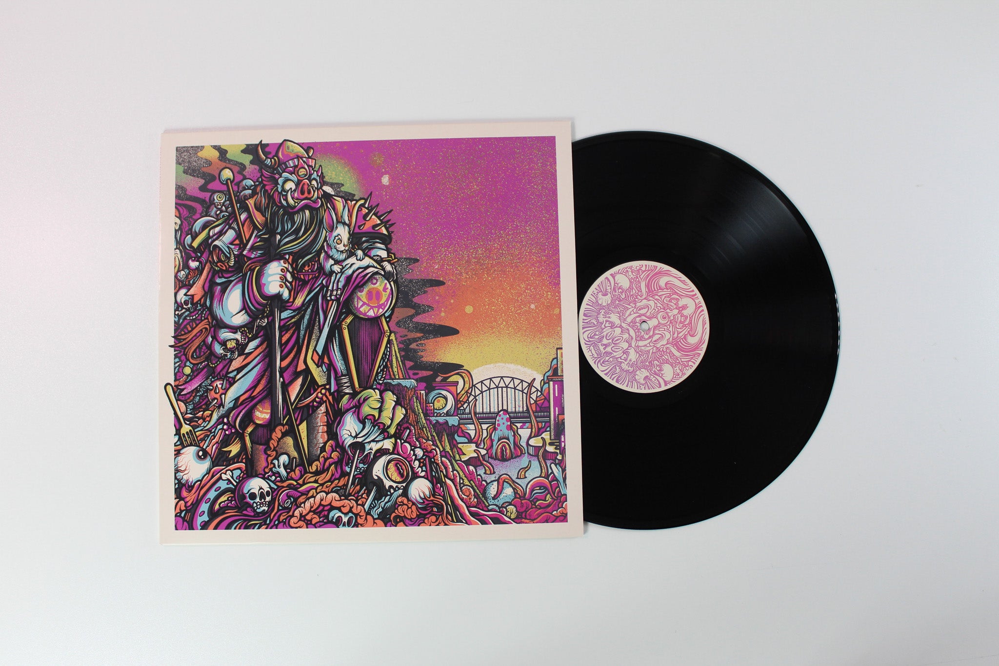 Pigs Pigs Pigs Pigs Pigs Pigs Pigs - The Wizard And The Seven Swine Self Release Ltd 12" Reissue