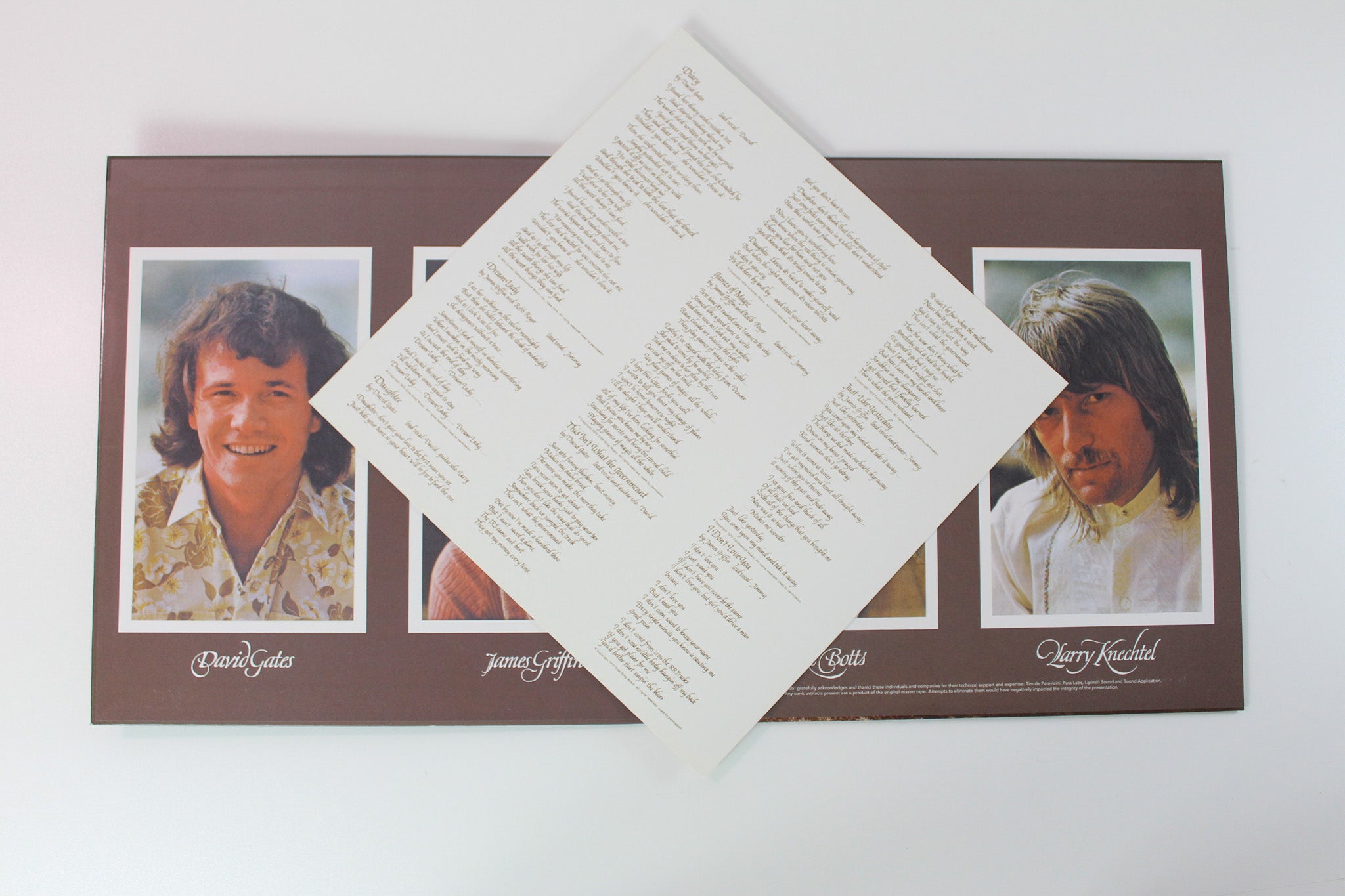 Bread - Baby I'm-A Want You on Mobile Fidelity Sound Lab Ltd Numbered Reissue