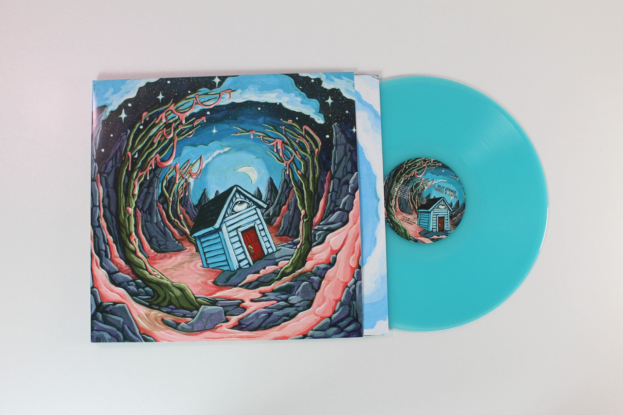 Billy Strings - Turmoil & Tinfoil on Apostol Ltd Blue Seafoam Reissue