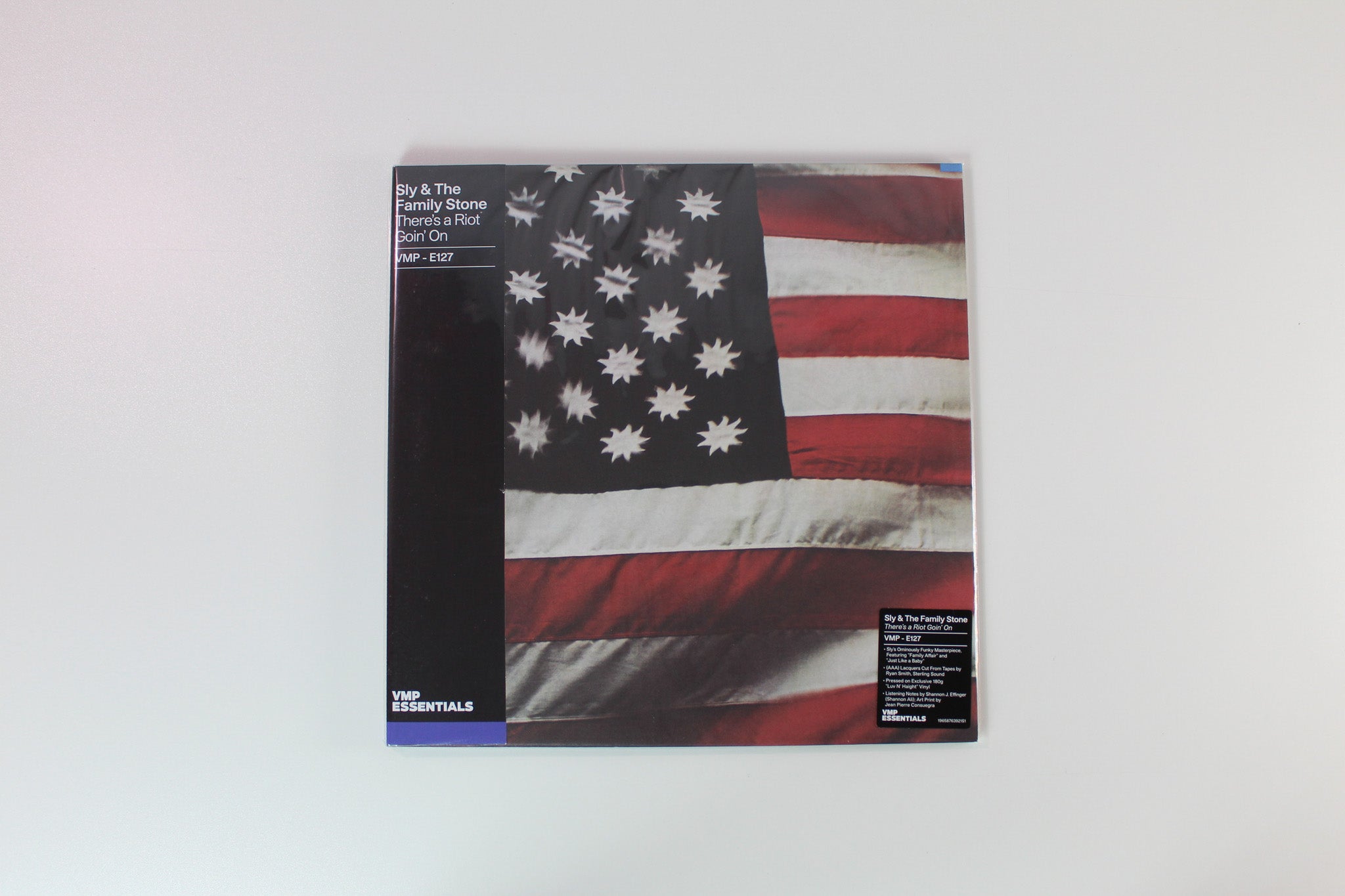 Sly & The Family Stone - There's a Riot Goin' On on Epic Legacy Vinyl Me Please Clear w/ Red Pinwheel 180 Gram Reissue