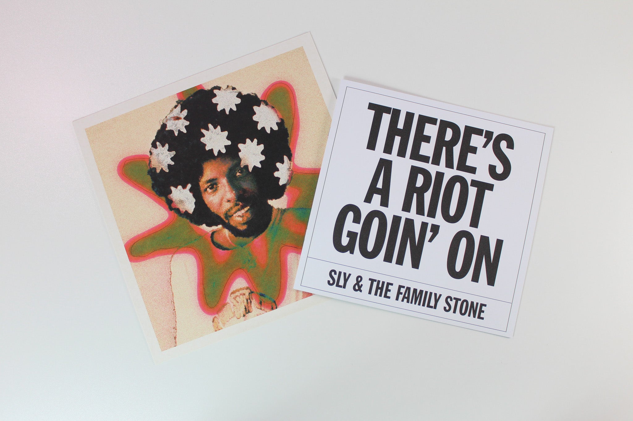 Sly & The Family Stone - There's a Riot Goin' On on Epic Legacy Vinyl Me Please Clear w/ Red Pinwheel 180 Gram Reissue